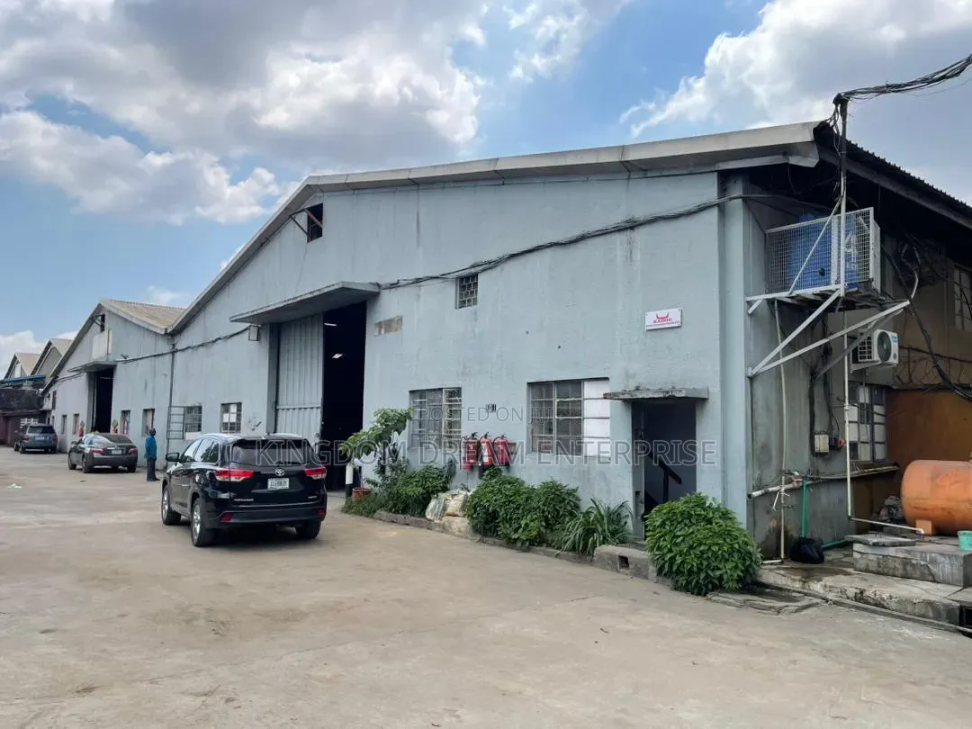 2 Bay Warehouse+Office Block on 6,177sqm Land
 Mushin Lagos.