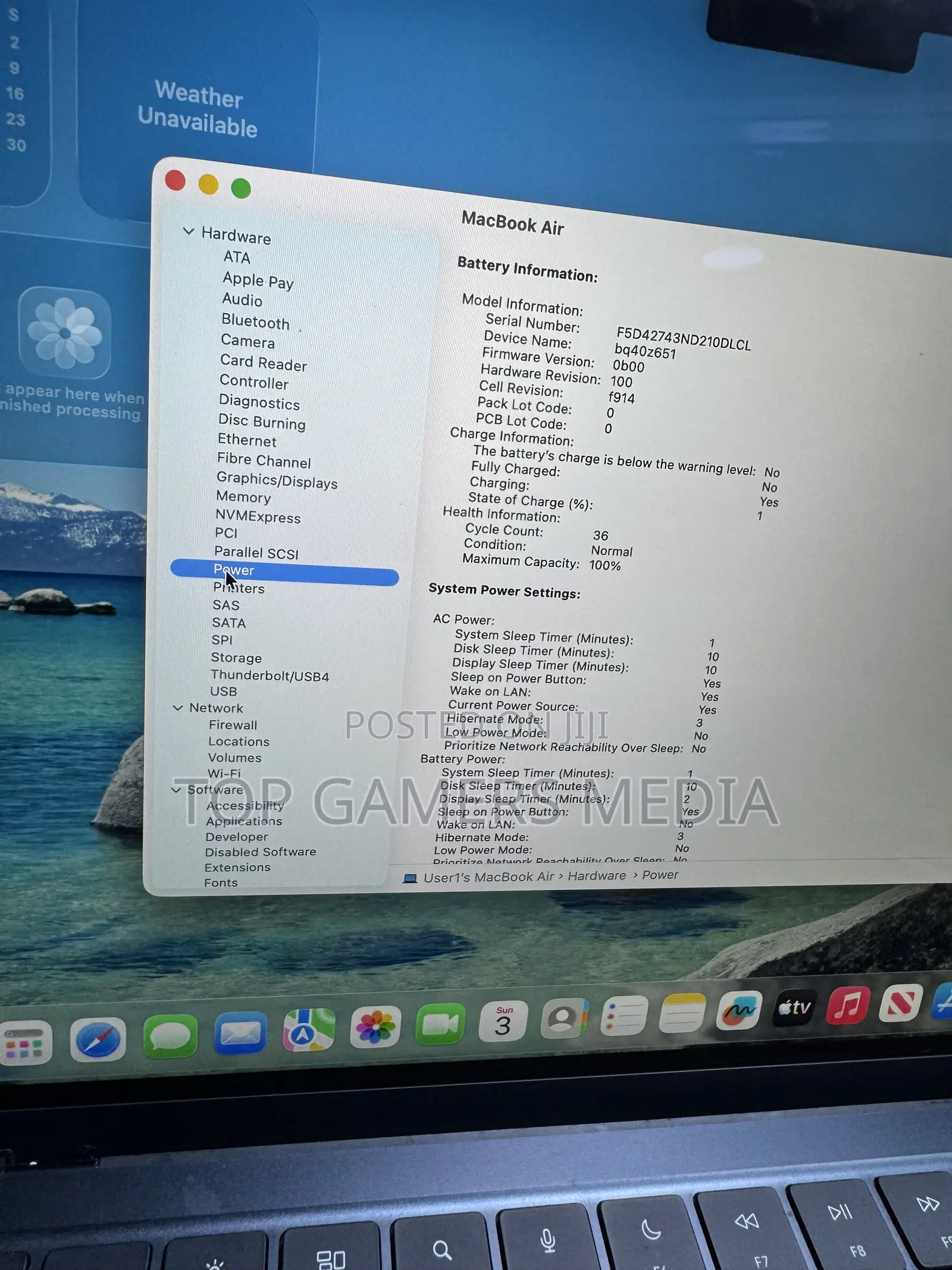 Laptop Apple MacBook Air 2024 M3 8GB Apple M3 SSD 512GB
