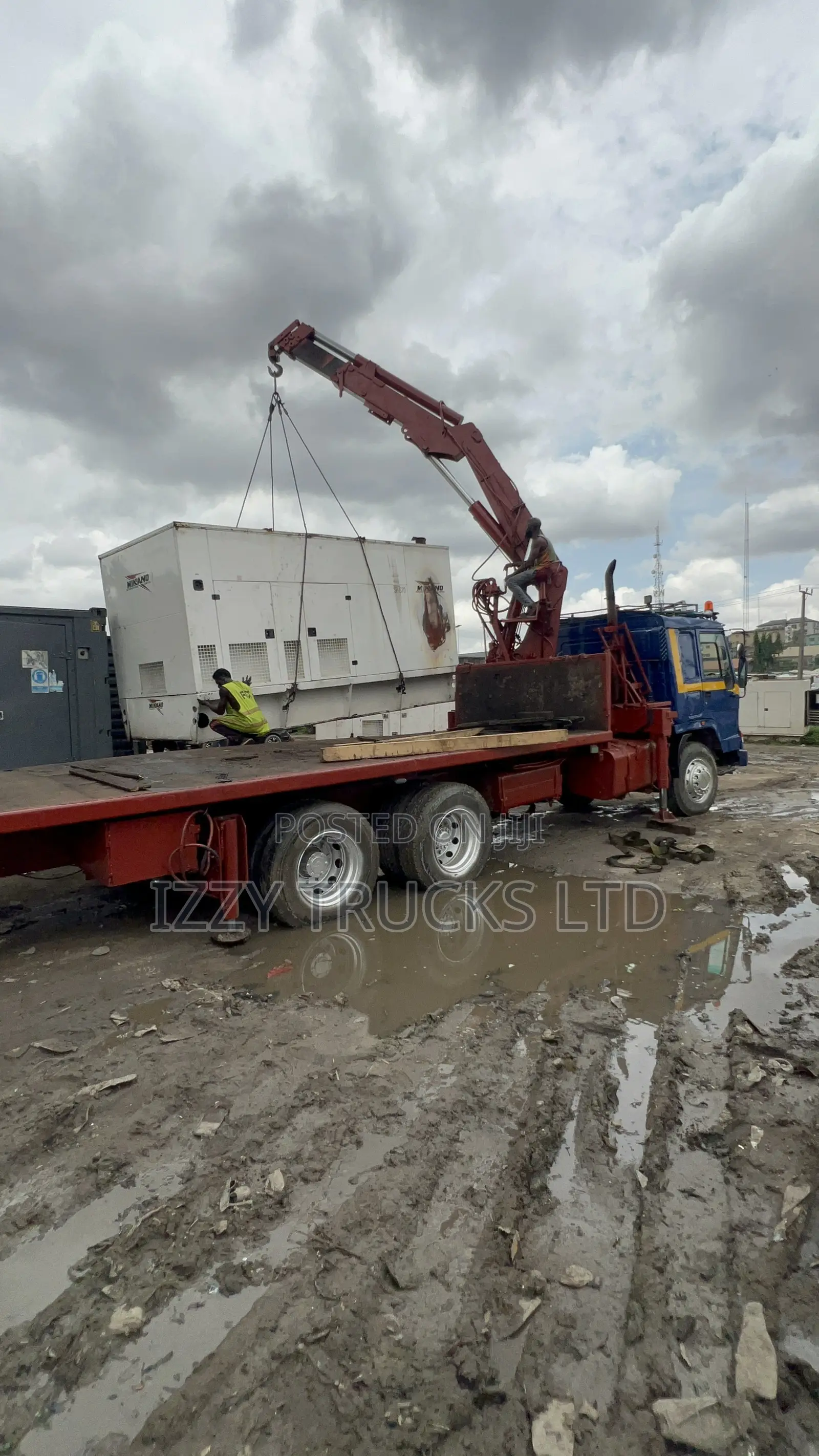 15 Tons Hiab Truck Available for Rental