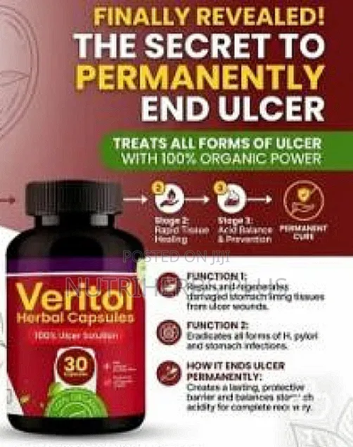 Veritol Herbal Capsules Reflux And Heartburn Indigestion And Bloating