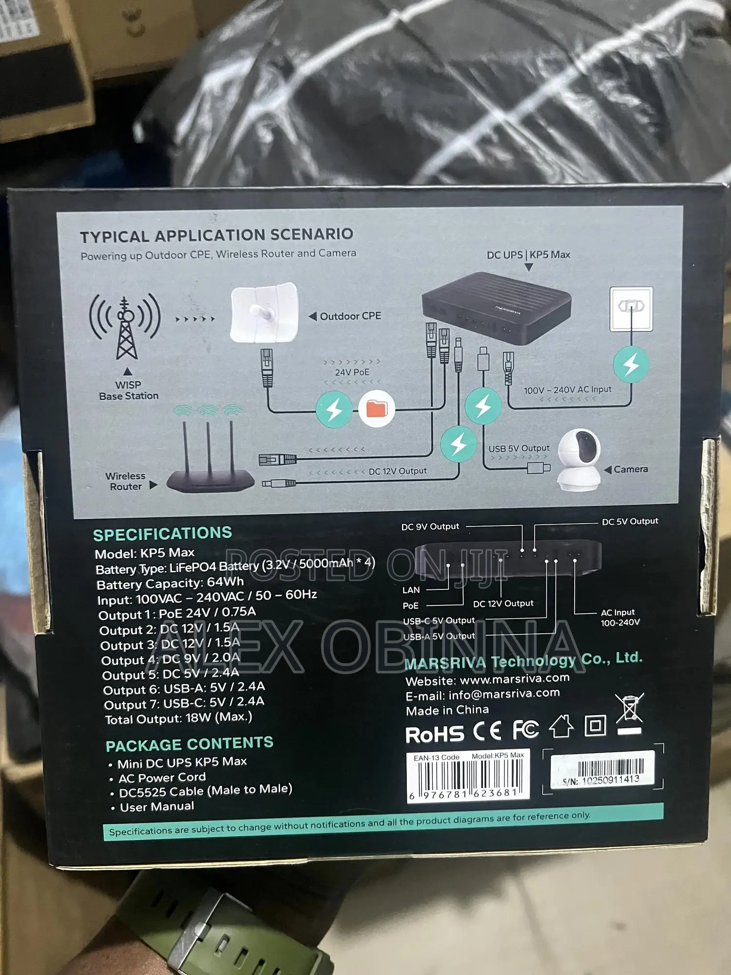 Marsriva 20,000mah Router Power Bank