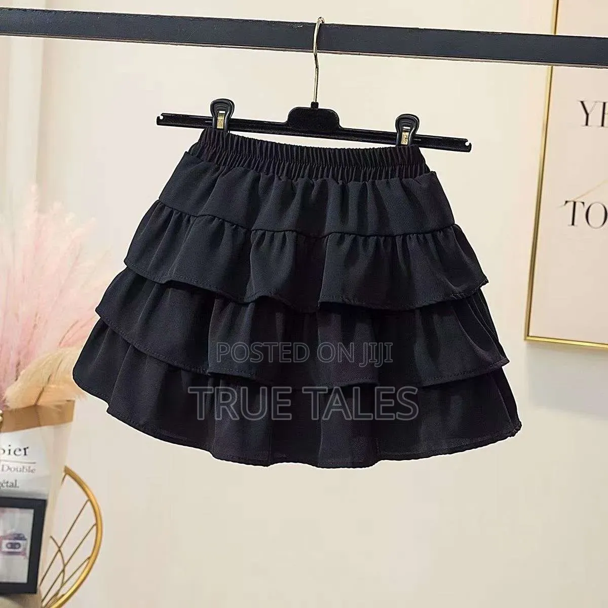 Big Girls 3 Steps Quality Flared Linen Skirts Ages 6 to 20 Years