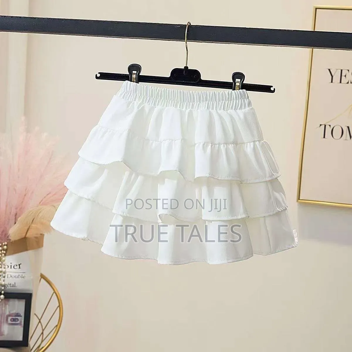 Big Girls 3 Steps Quality Flared Linen Skirts Ages 6 to 20 Years