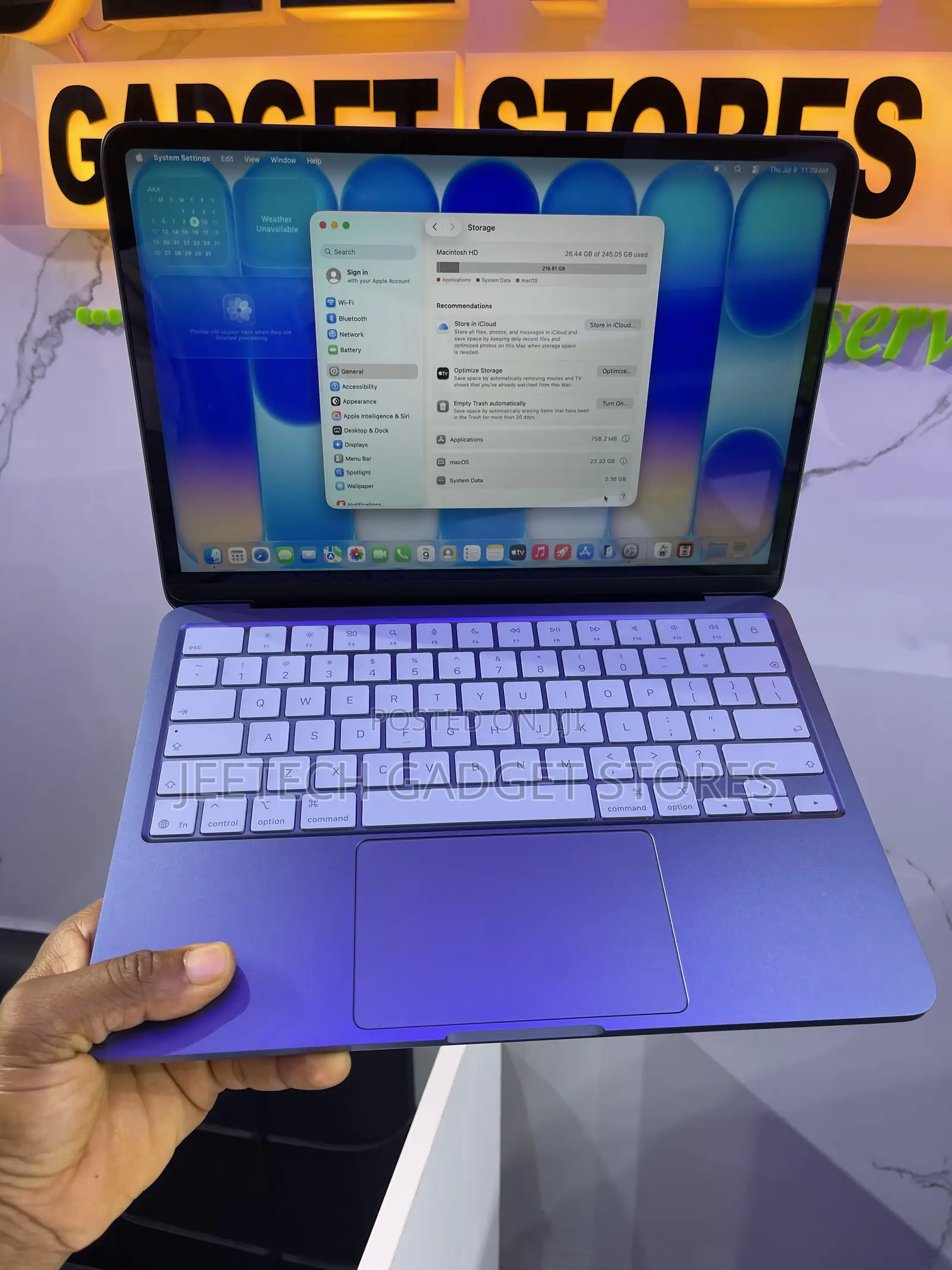 New Laptop Apple MacBook Neo 2026 8GB SSD 256GB