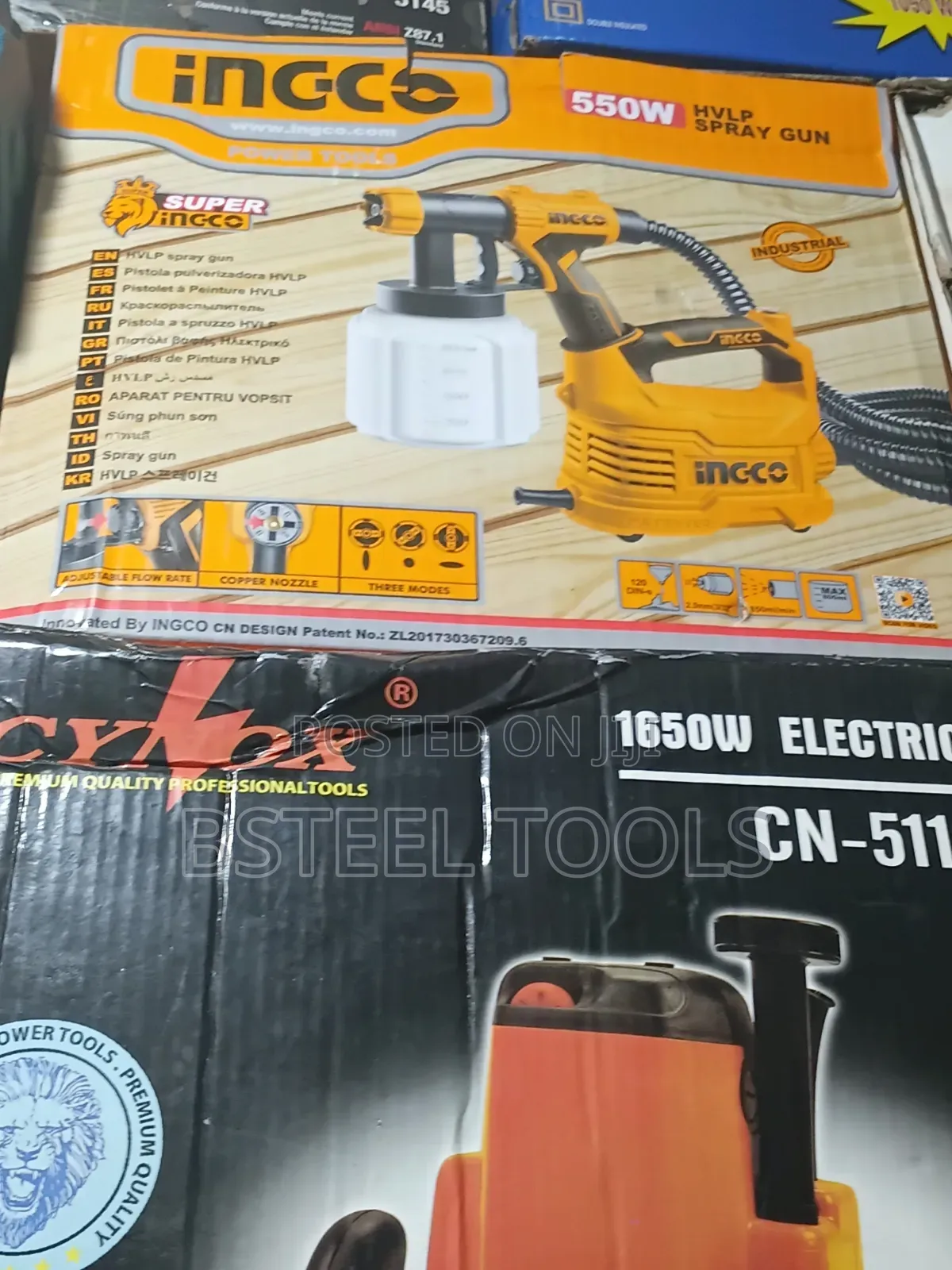Ingco 550w HVLP Electric Spray Gun – Professional Paint Sprayer