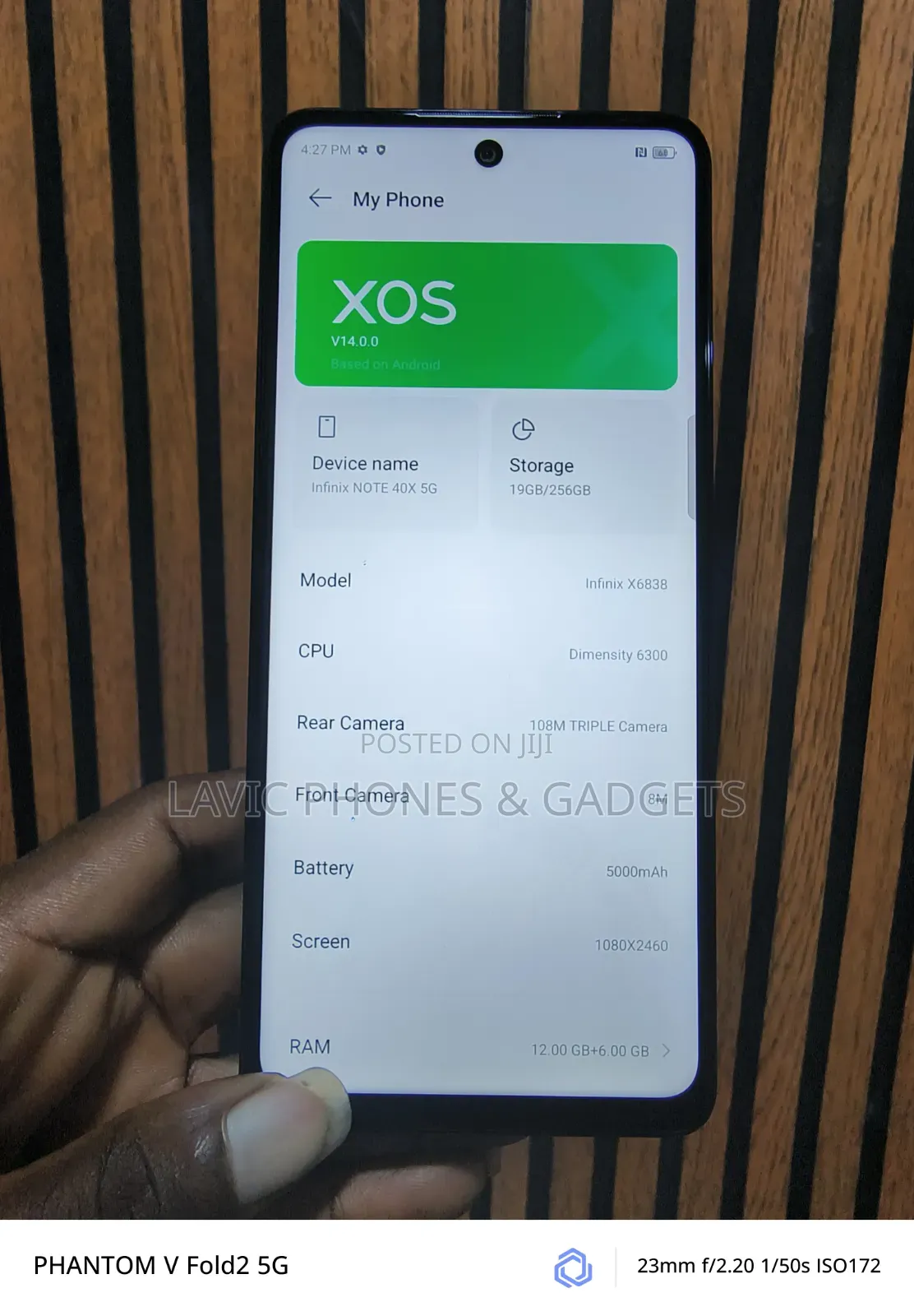 New Infinix Note 40S 256 GB Blue
