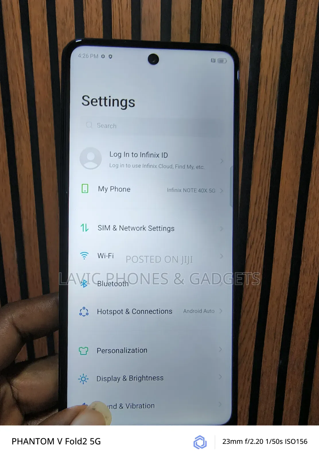 New Infinix Note 40S 256 GB Blue