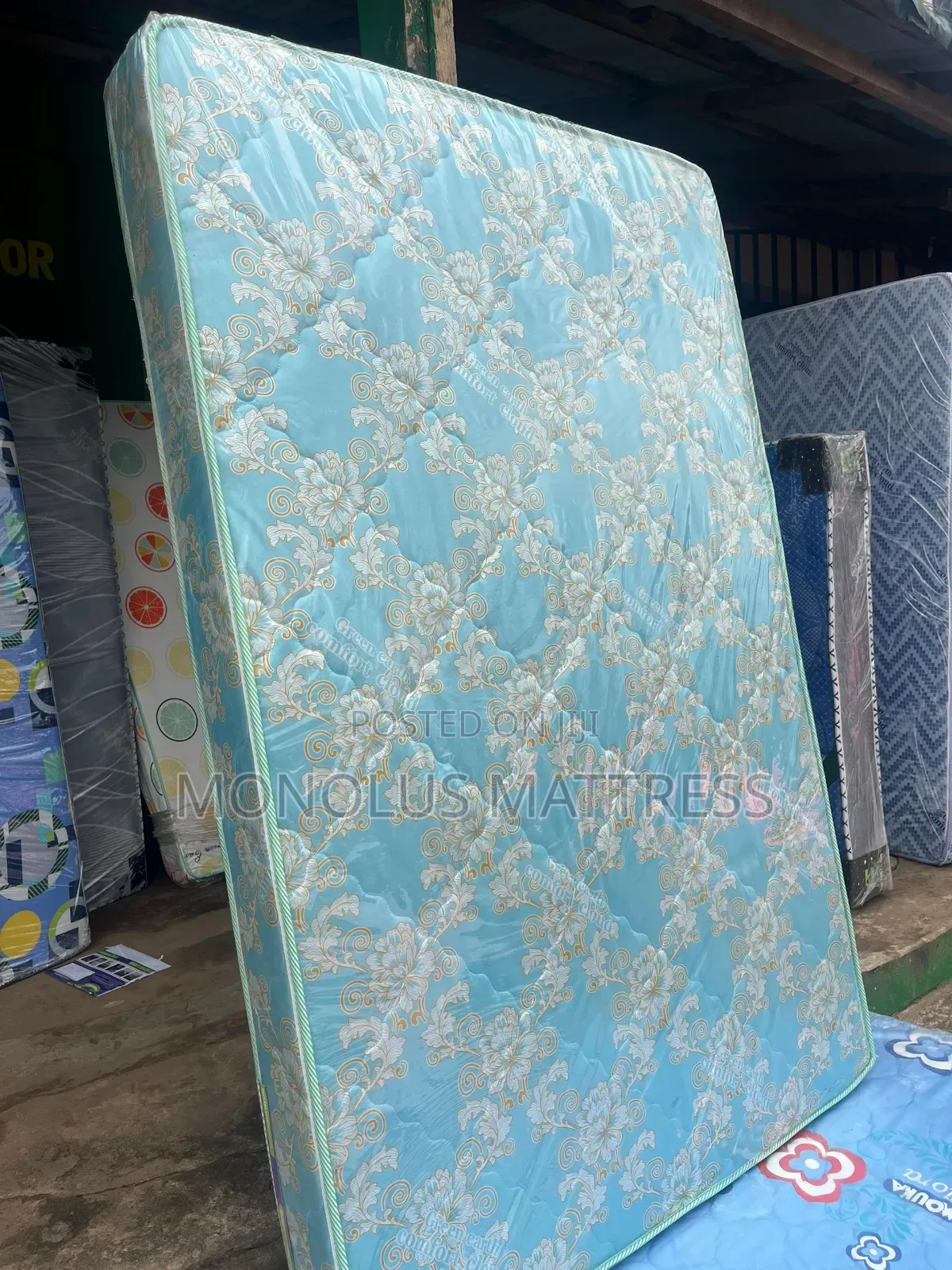 4 by 6 by 6 Green Earth Semi-Orthopedic Mattress in Ibadan, Sagamu