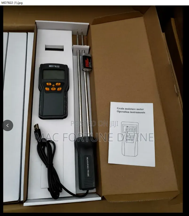 Digital Grain Moisture Meter Tester Md-7822 for Agricultural Use
