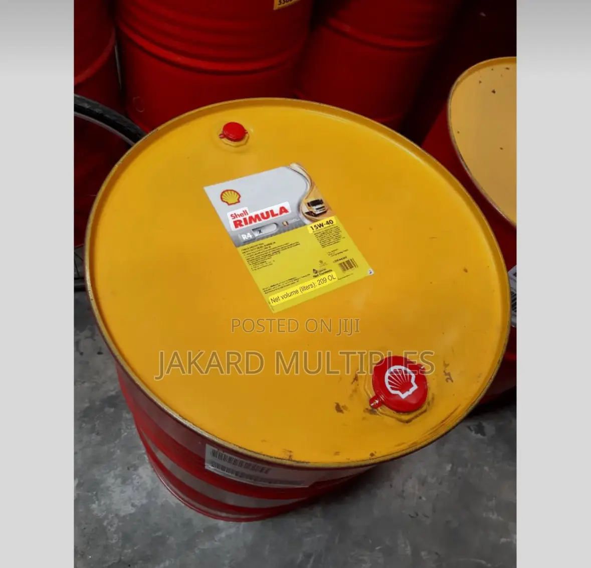 Shell Rimula 15w40 208l