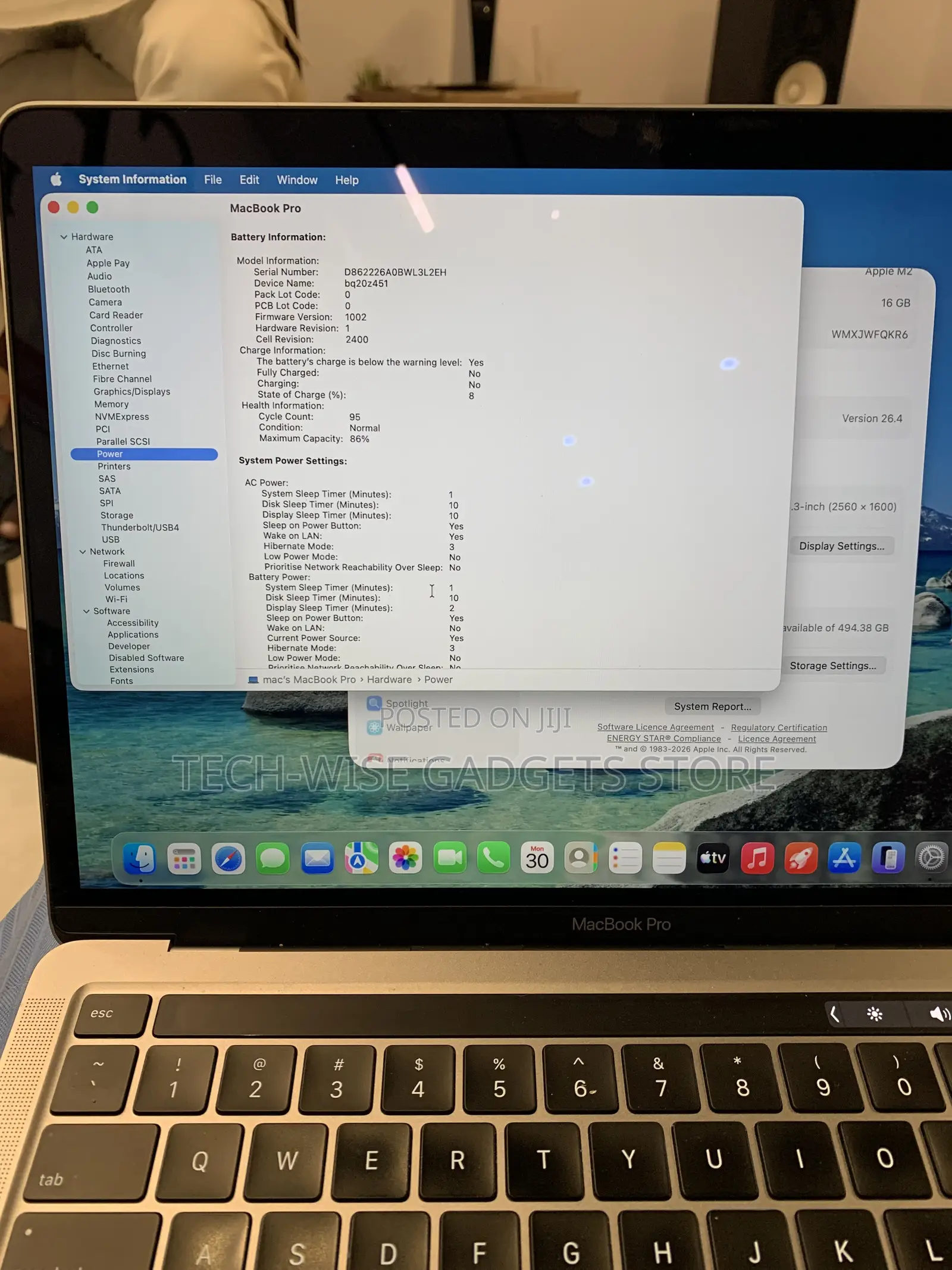 Laptop Apple MacBook Air 2022 M2 16GB Apple M2 SSD 512GB
