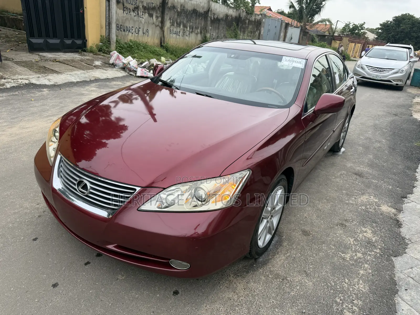 Lexus ES 350 2008 Burgundy