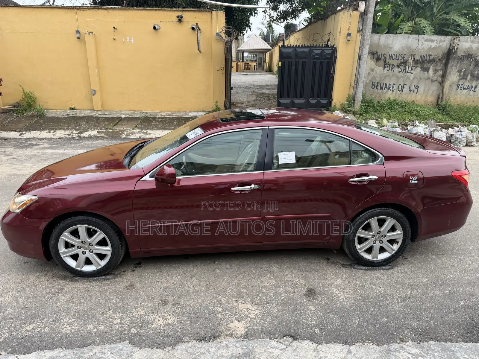 Lexus ES 350 2008 Burgundy