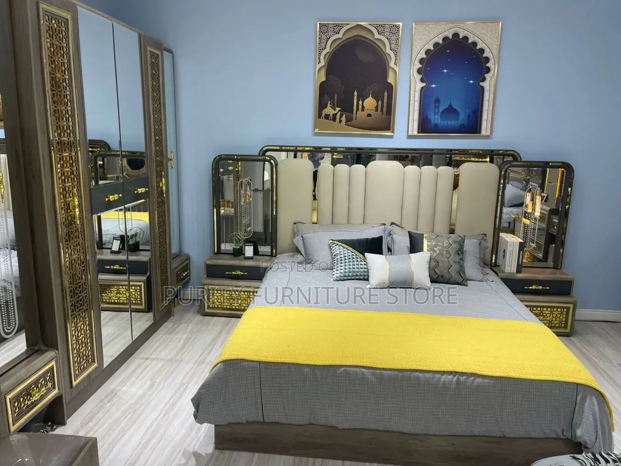 Modern Turkish Contemporary Bed Set