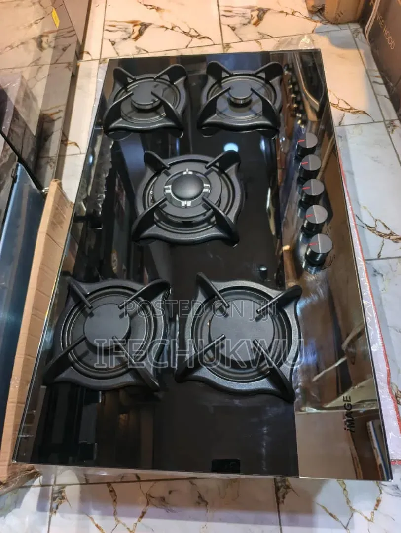 Original Image Built-in 90cm 5 Burners Automatic Gas Cooker Hob Etc.