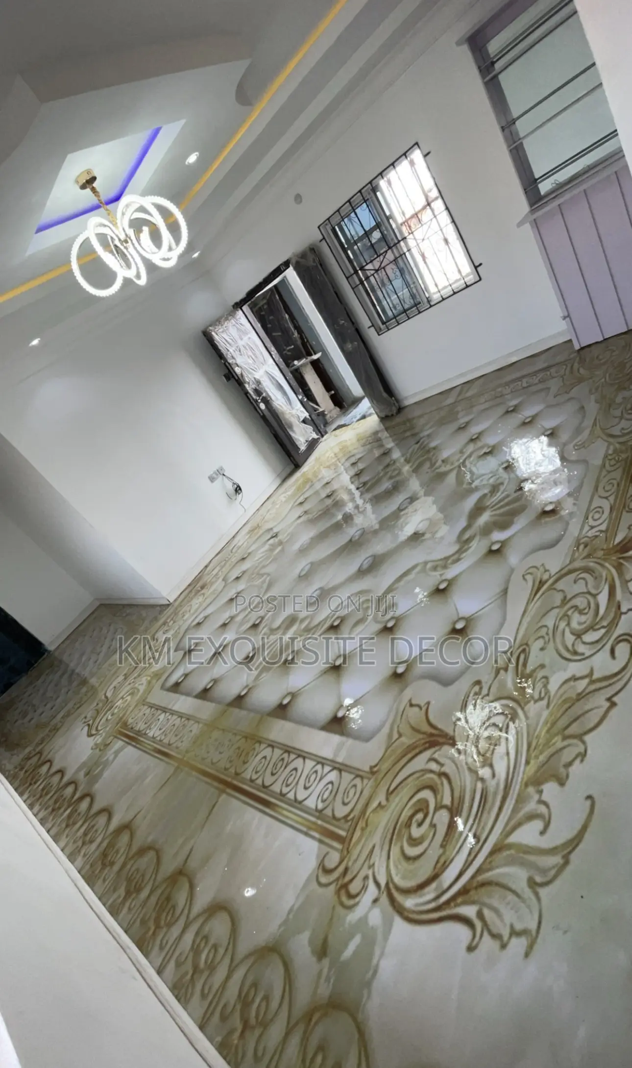 Gold 3d Epoxy Floor Design