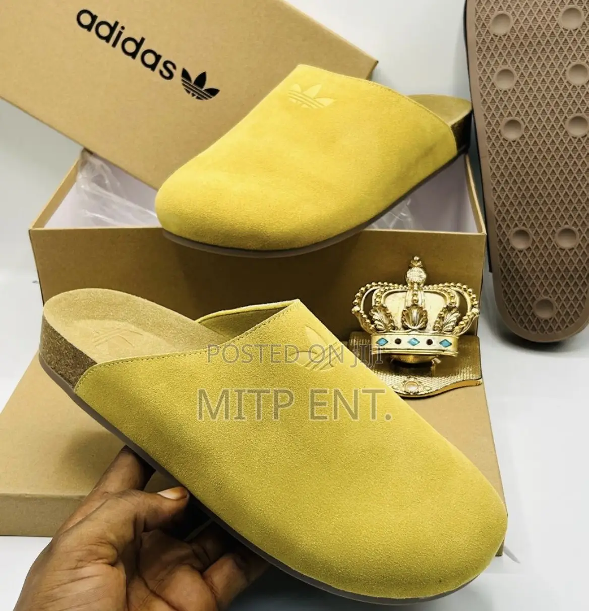 Adidas High Quality Suede Mule/Half Shoe