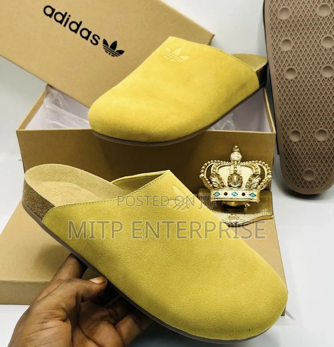Adidas High Quality Suede Mule/Half Shoe