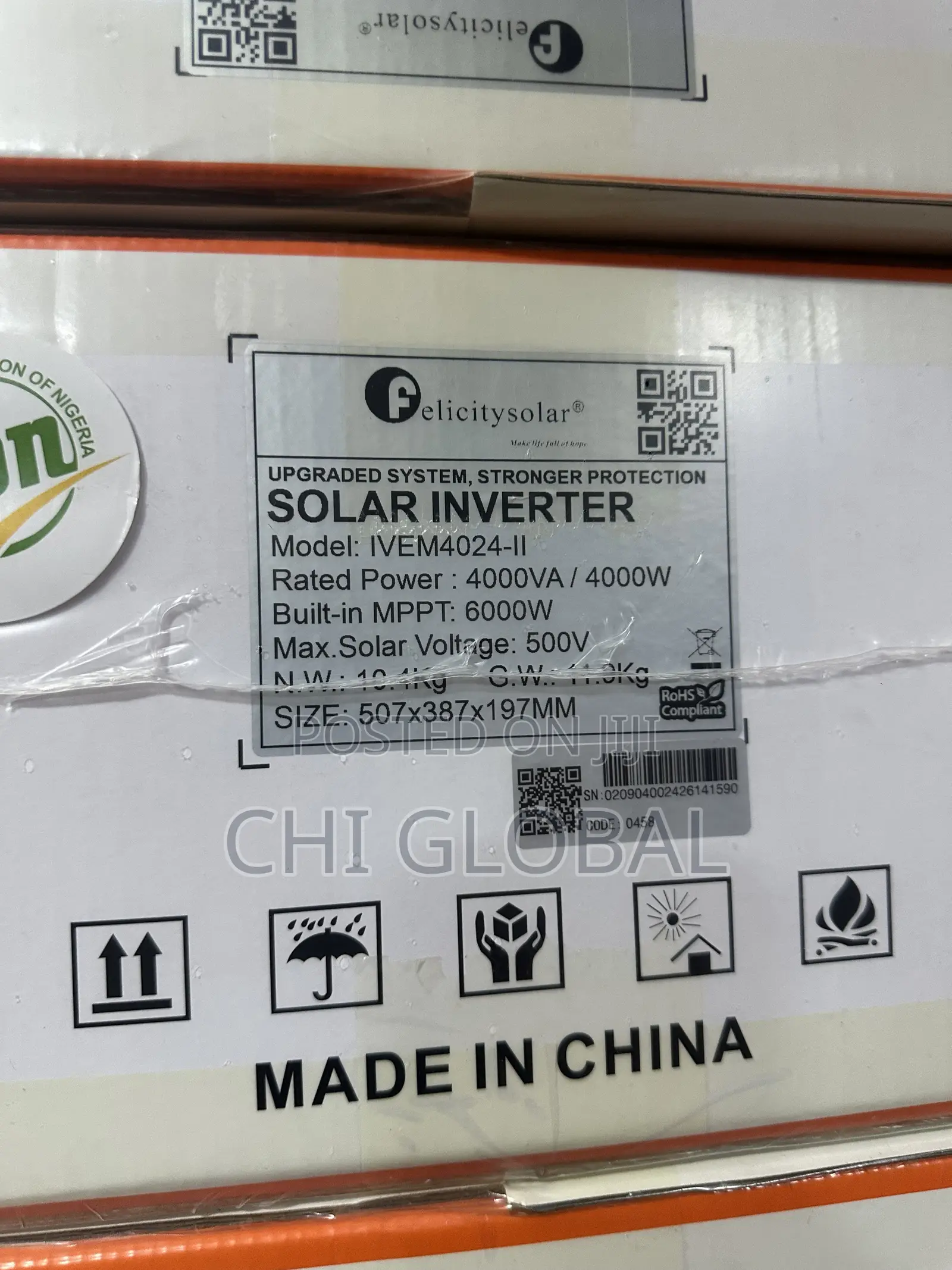 Felicity 4kva 24v Hybrid Inverter