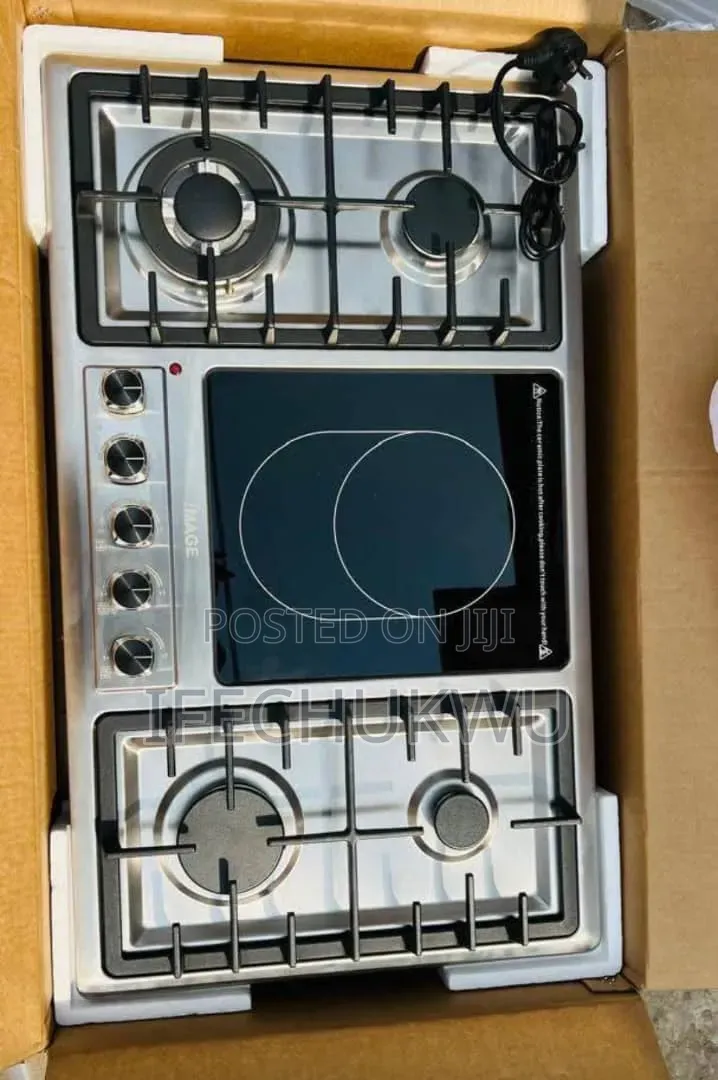 Original Image Built-in 4+1 Gas Electric Stainless Steel Cooker Hob