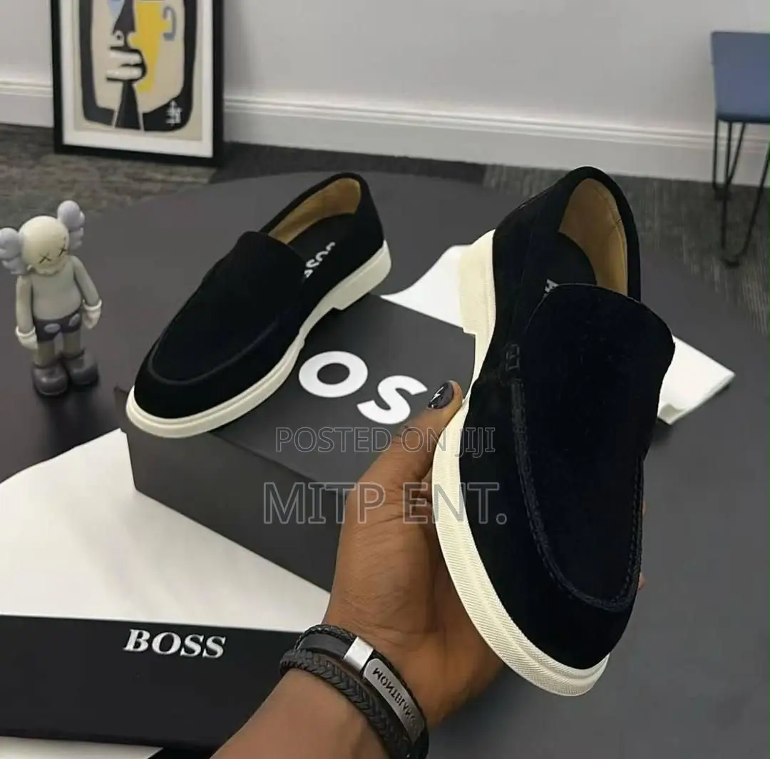 Boss Classic Slip on Suede Loafers