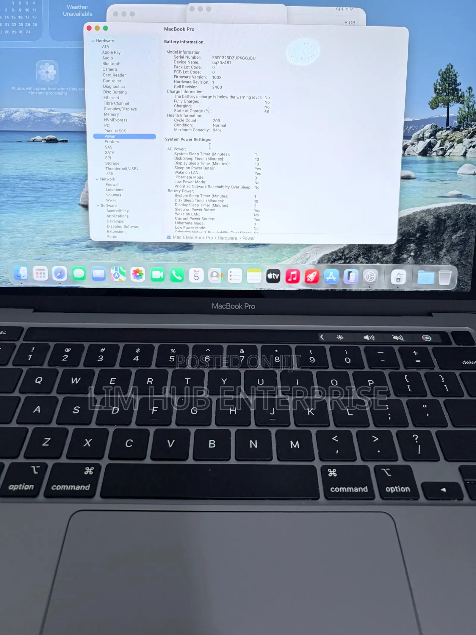 Laptop Apple MacBook Pro 2021 M1 8GB Apple M1 SSD 512GB