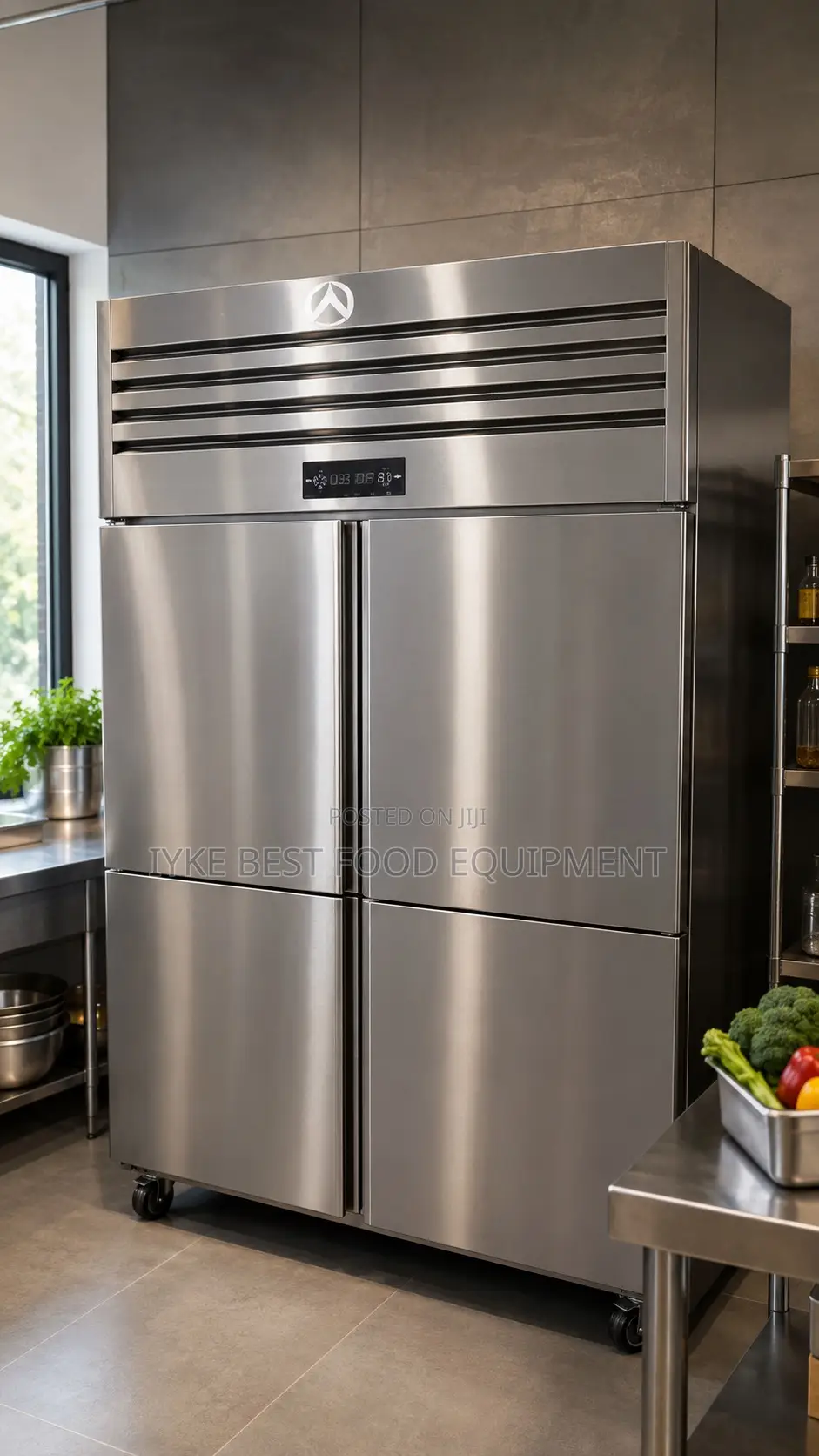 Stainless Steel Kitchen Chiller/Freezer