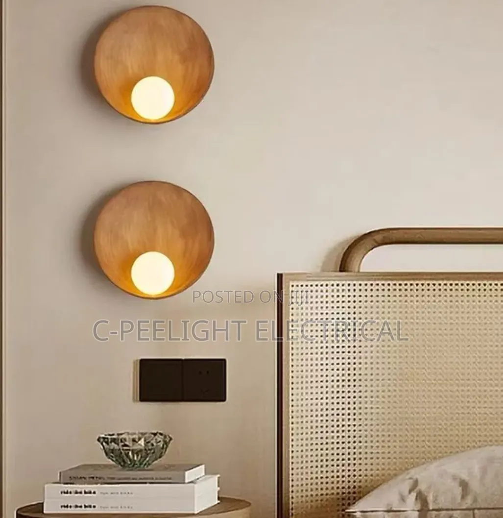 Elegant Wooden Led Wall Light