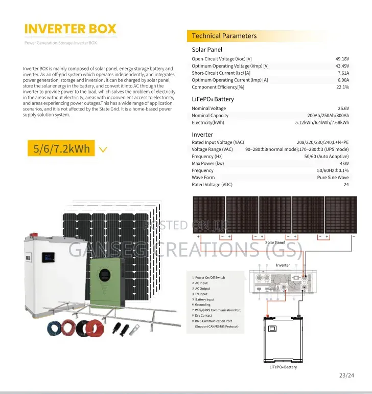 Blue Carbon Complete Solar Power System (Premium Quality)