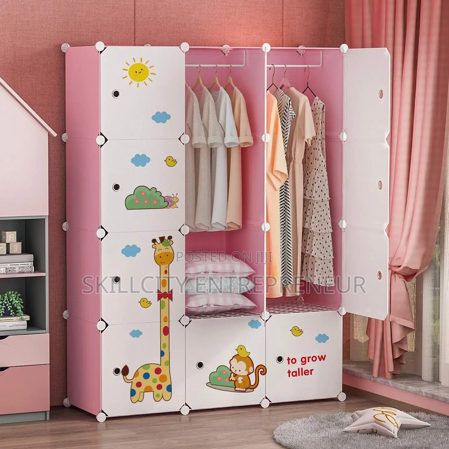 3 Partition Classic Baby Wardrobe