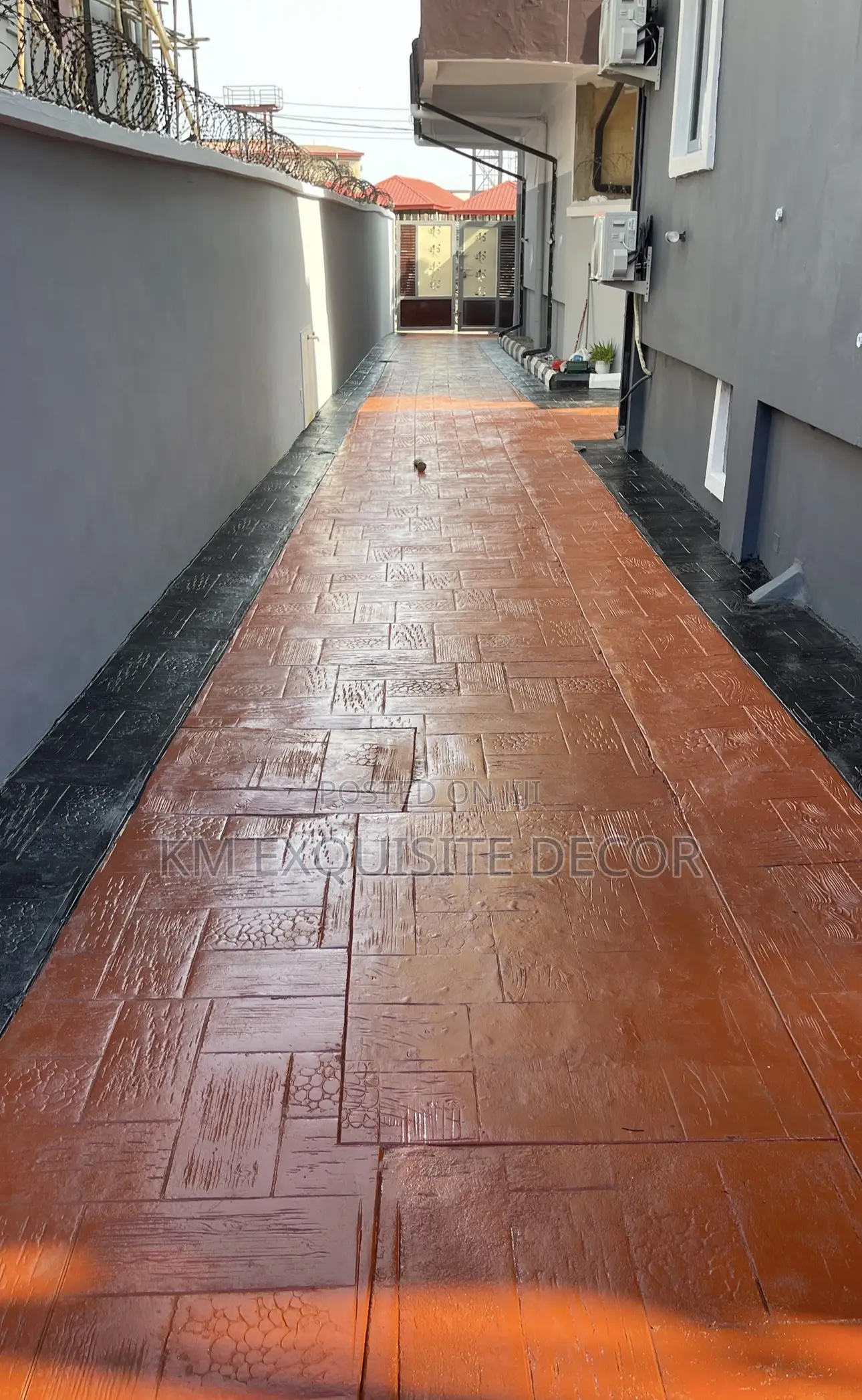 Stamp Concrete Floor in Lagos