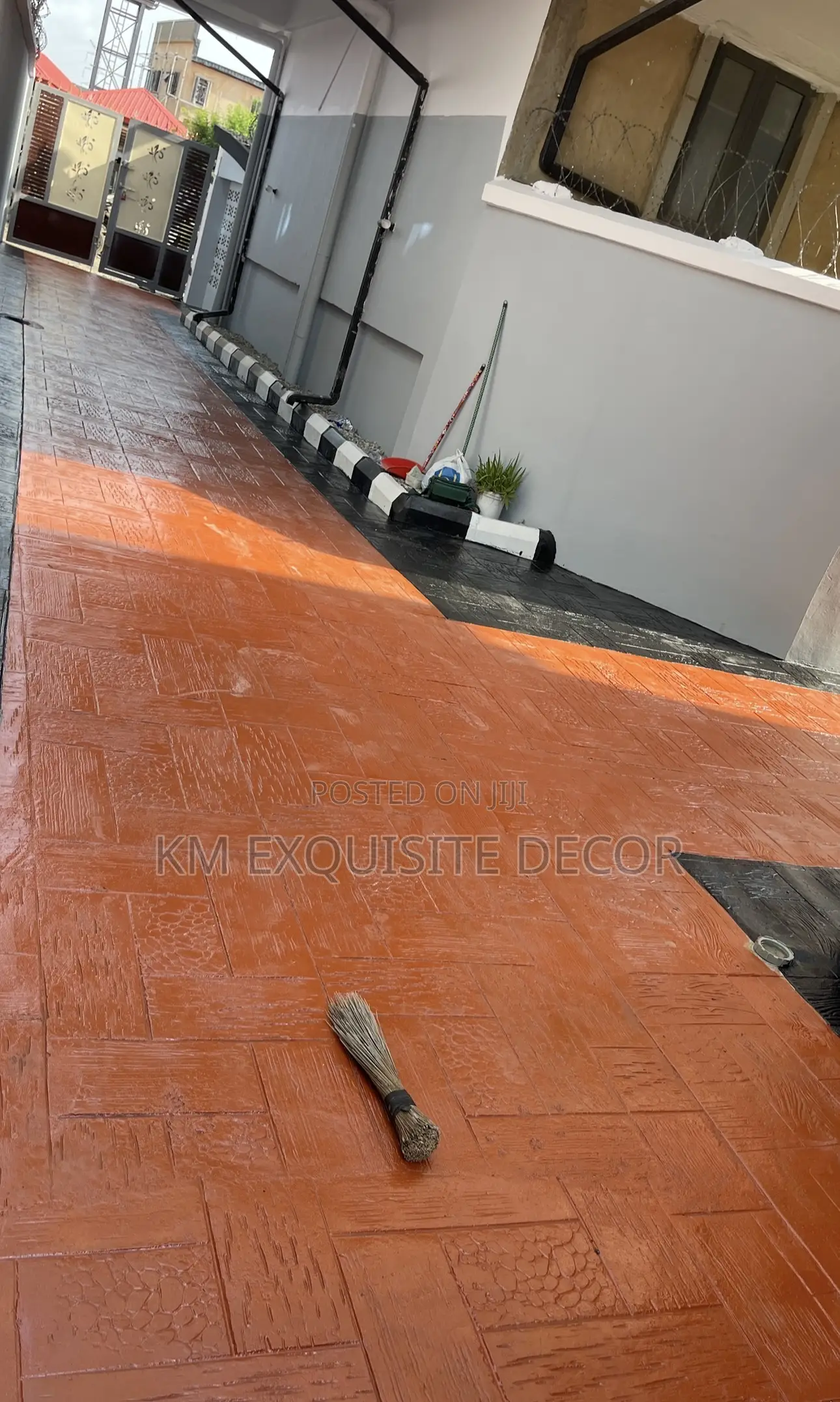 Stamp Concrete Floor in Lagos