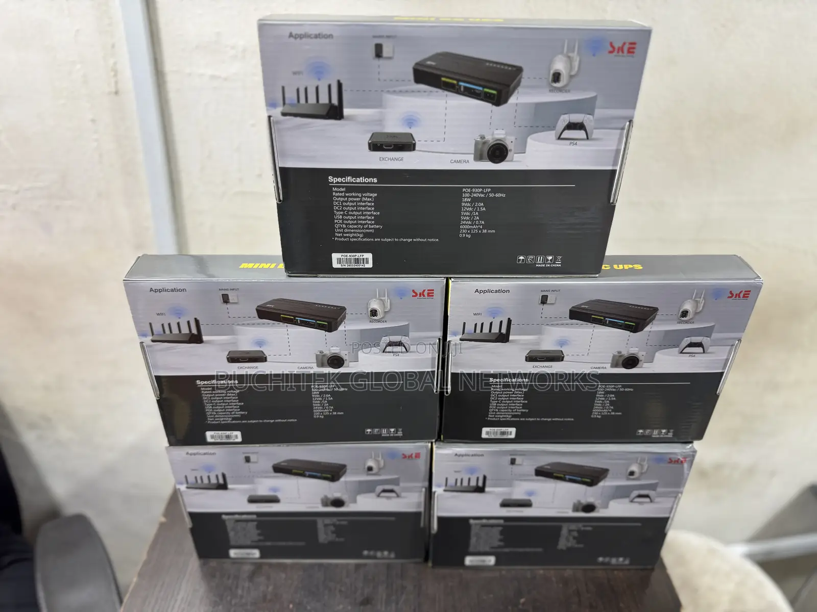 Ske P0e-930p-LFP 24,000mah Mini Dc Ups.