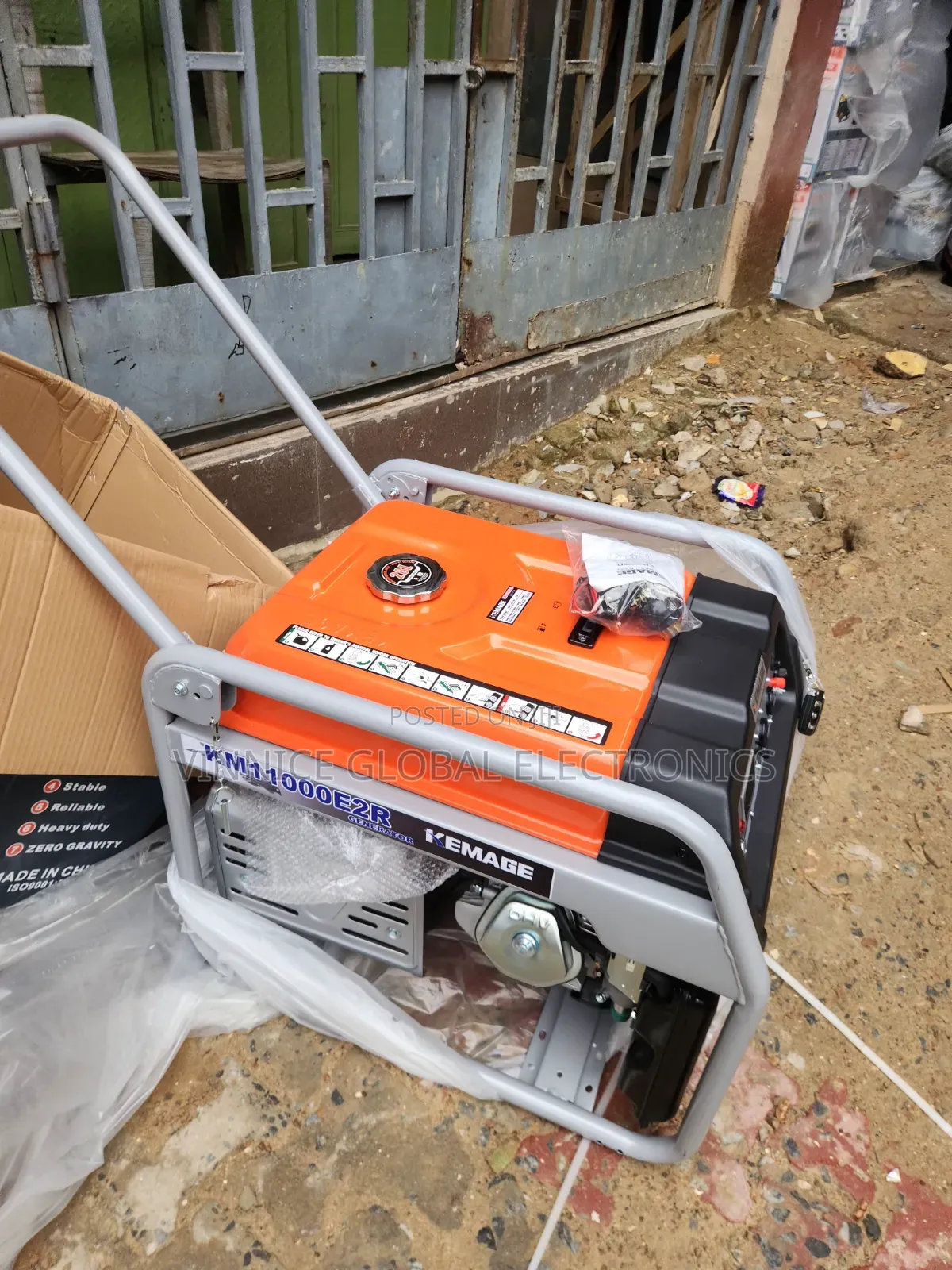 8.5kva Kemage Petrol Generator Model Km11000e2r 100% Pure Copper Coil