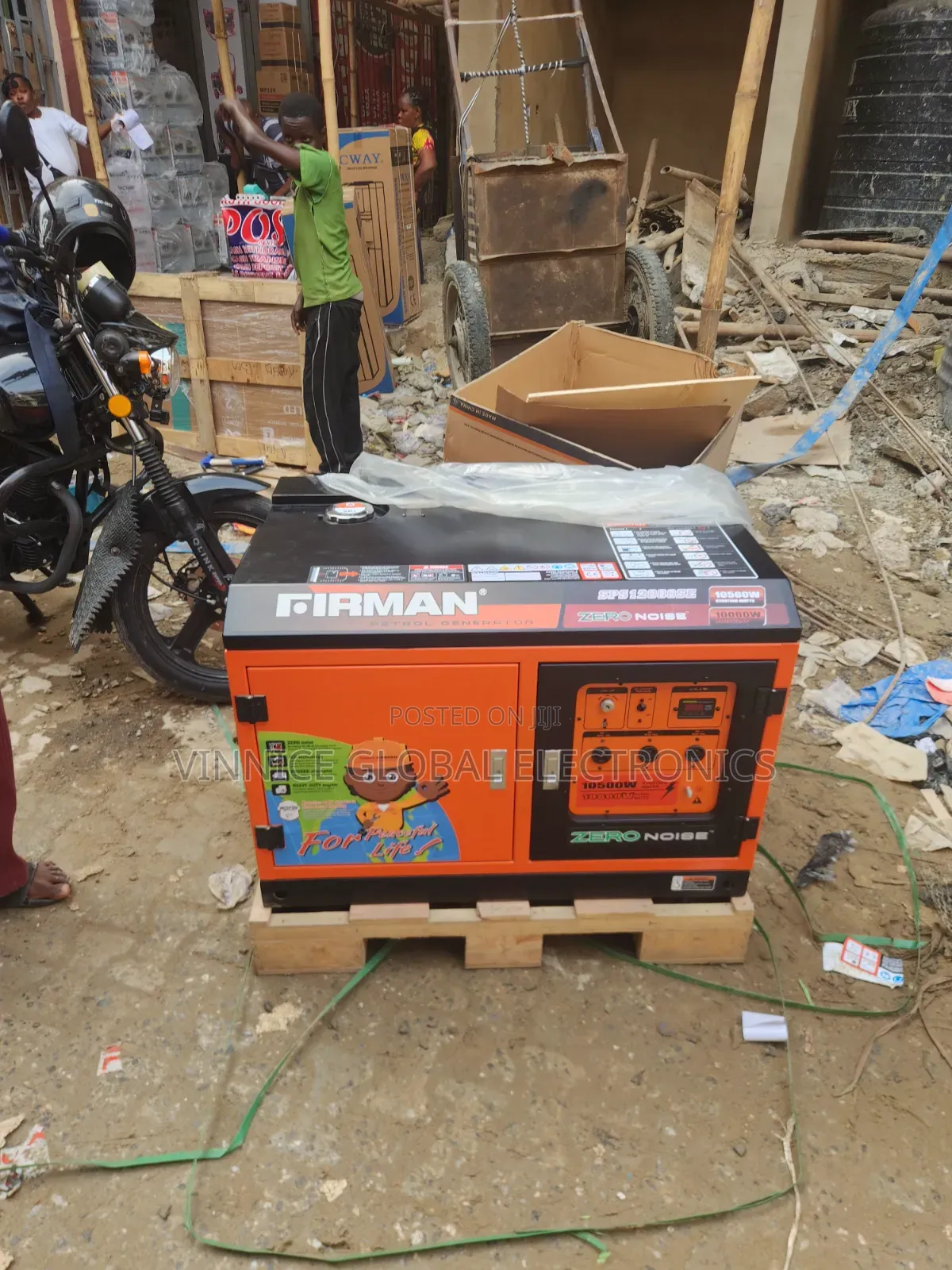 10kva Firman Zero Noise Petrol Generator With 100% Pure Copper Coil