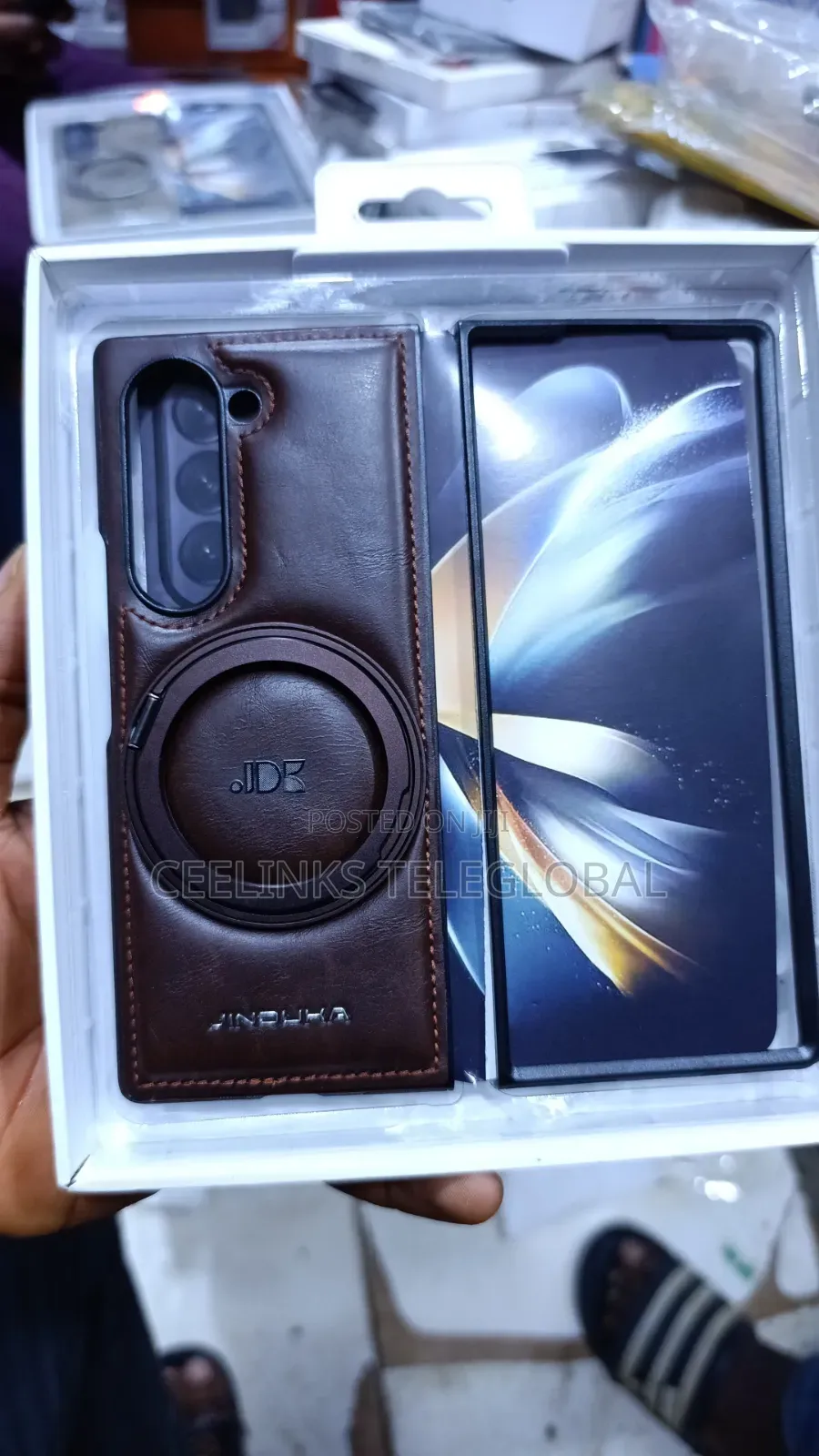New Fold 6 Leather Case
