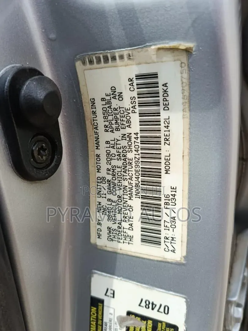 Toyota Corolla 2009 Silver