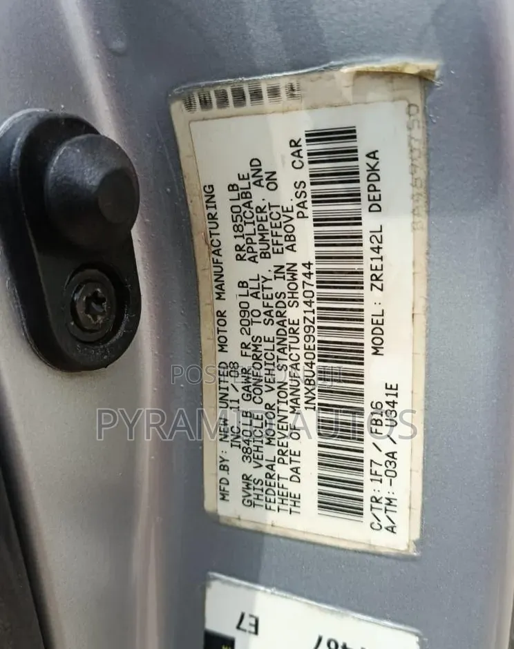 Toyota Corolla 2009 Silver