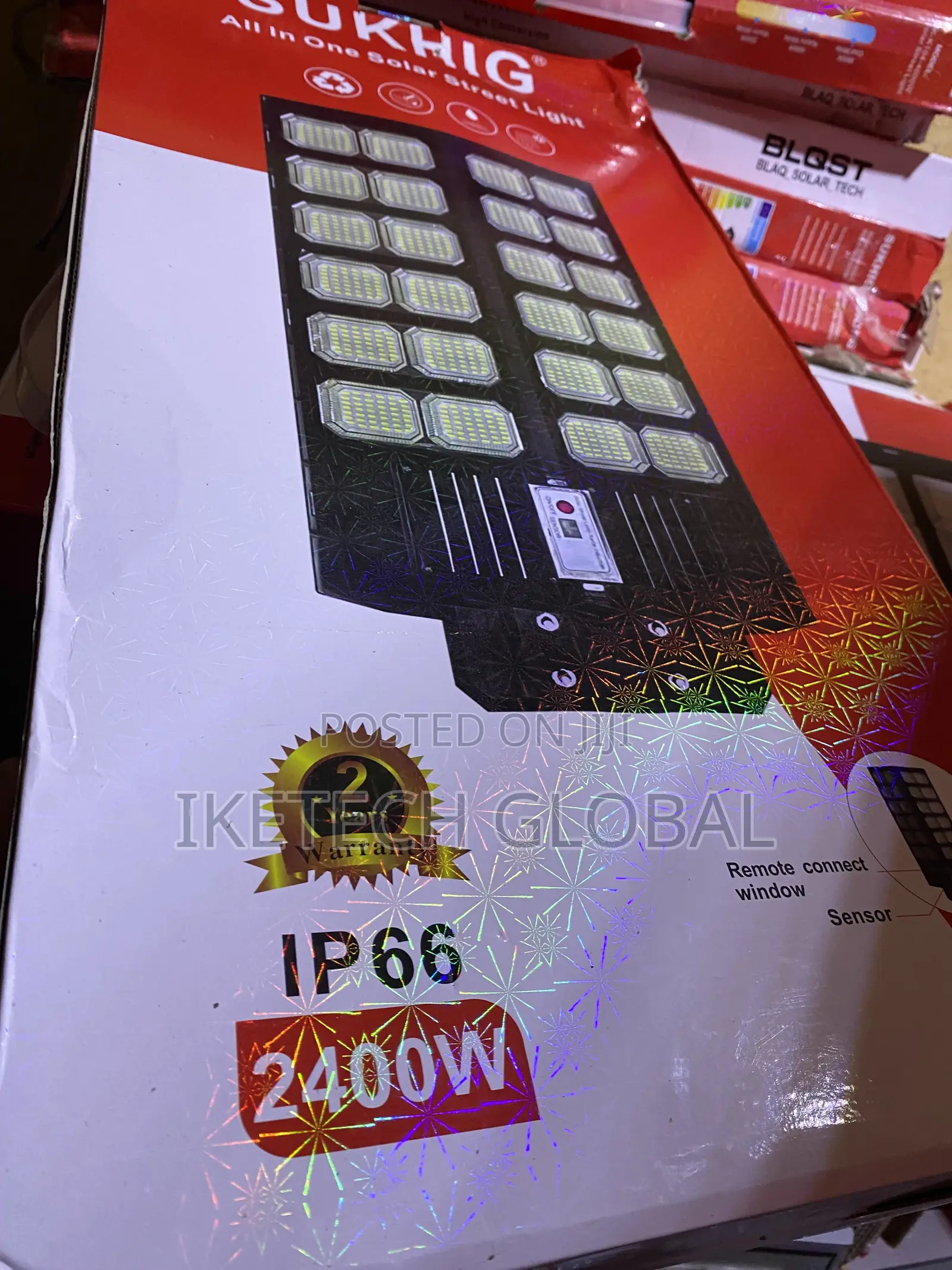 2400w/24eyes Sukhig Solar Street Light