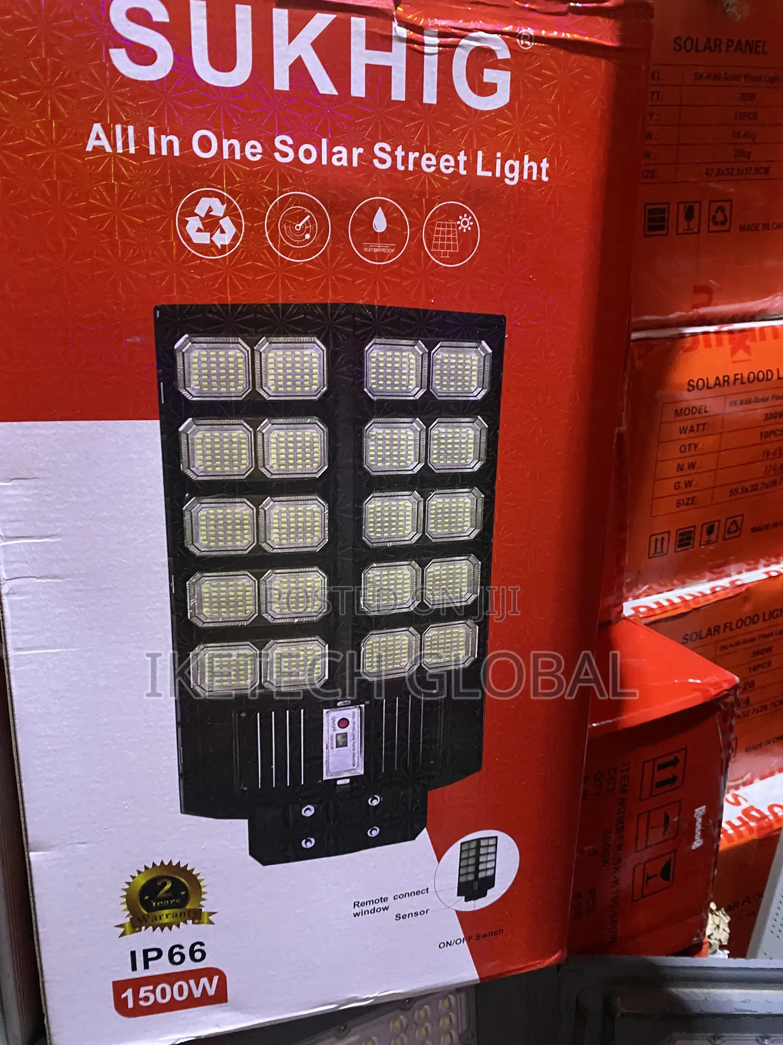 1500w/20eyes Sukhig Solar Street Light
