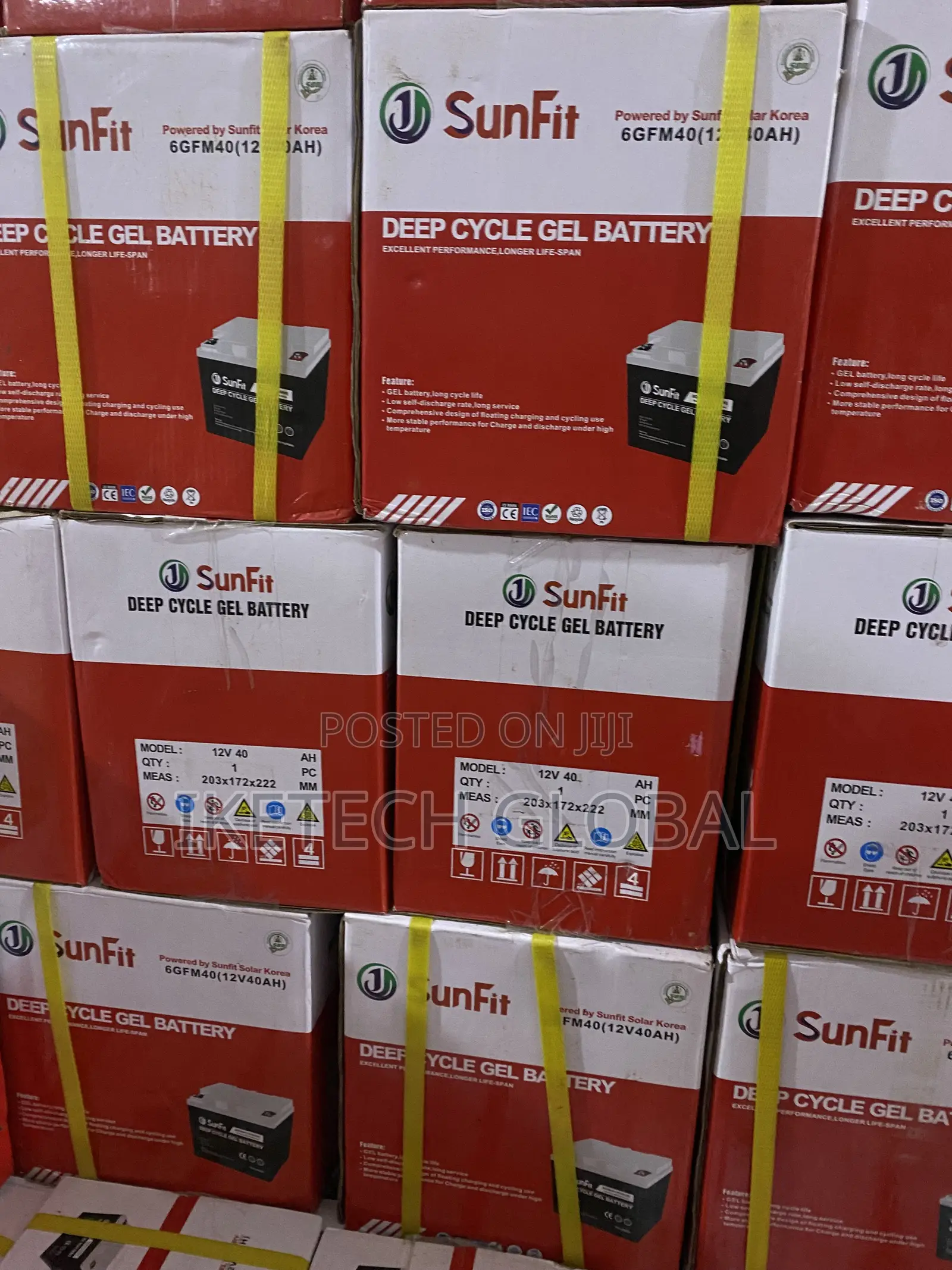 40ah/12v Sunfit Gel Battery