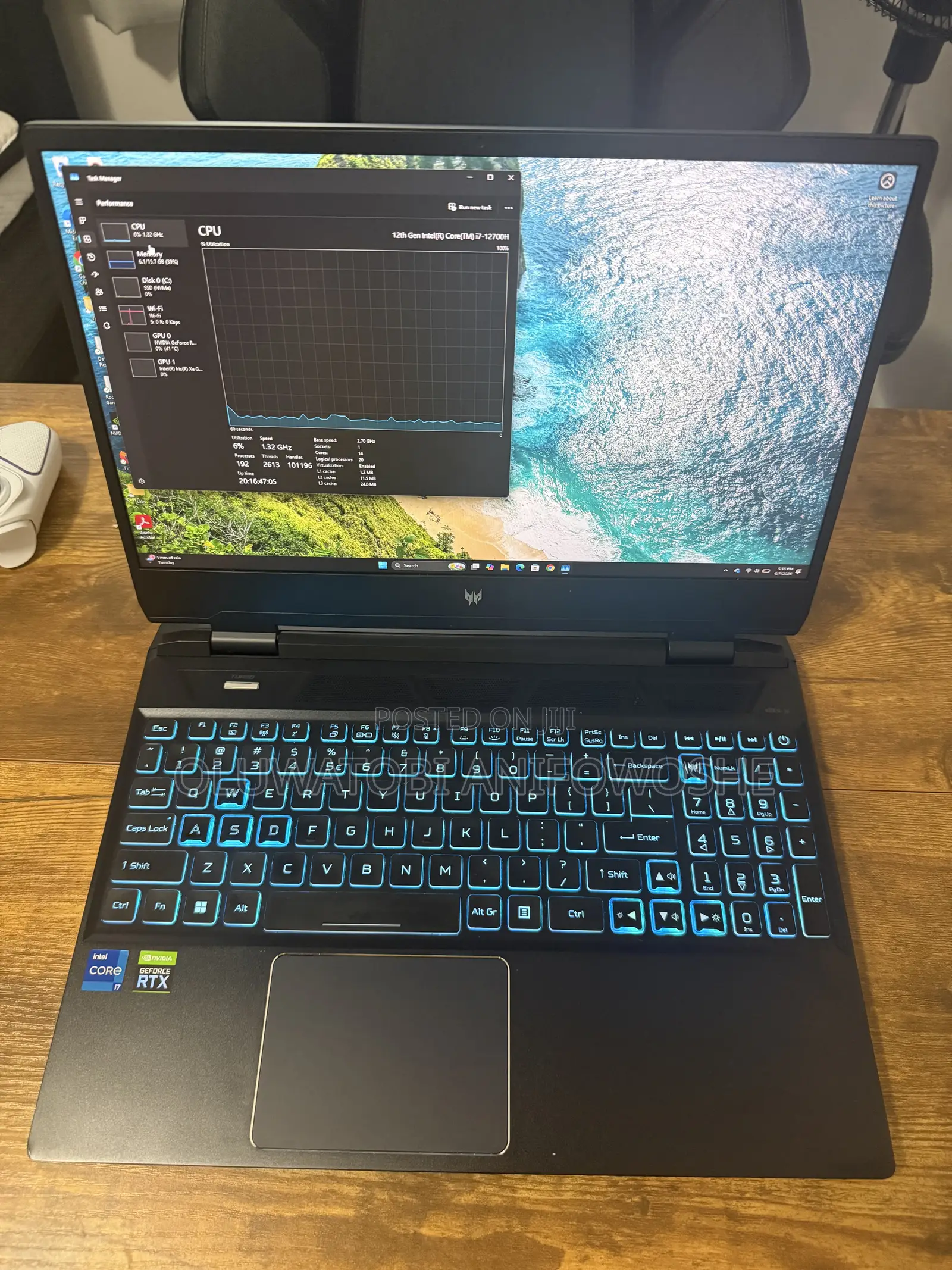 Laptop Acer Predator Helios 300 16GB Intel Core i7 SSD 512GB