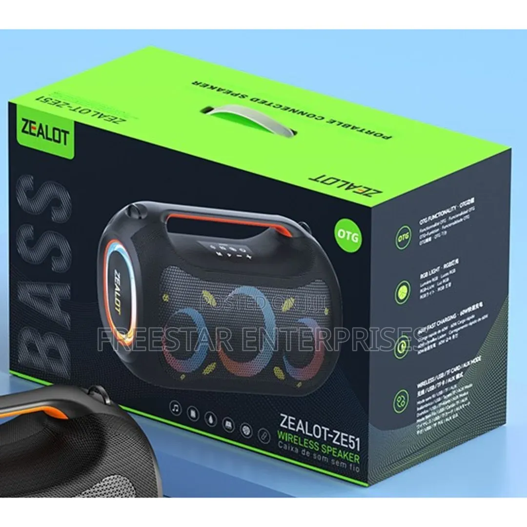 Zealot Ze51 Bluetooth Speaker. Zealot Ze51 Mp3 Player.