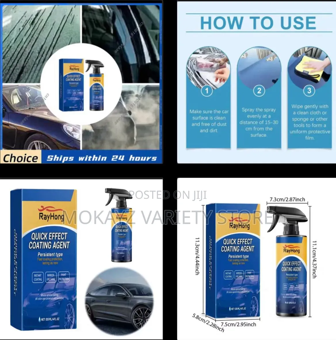 Rayhong Car Coating Spray With Quick Effect