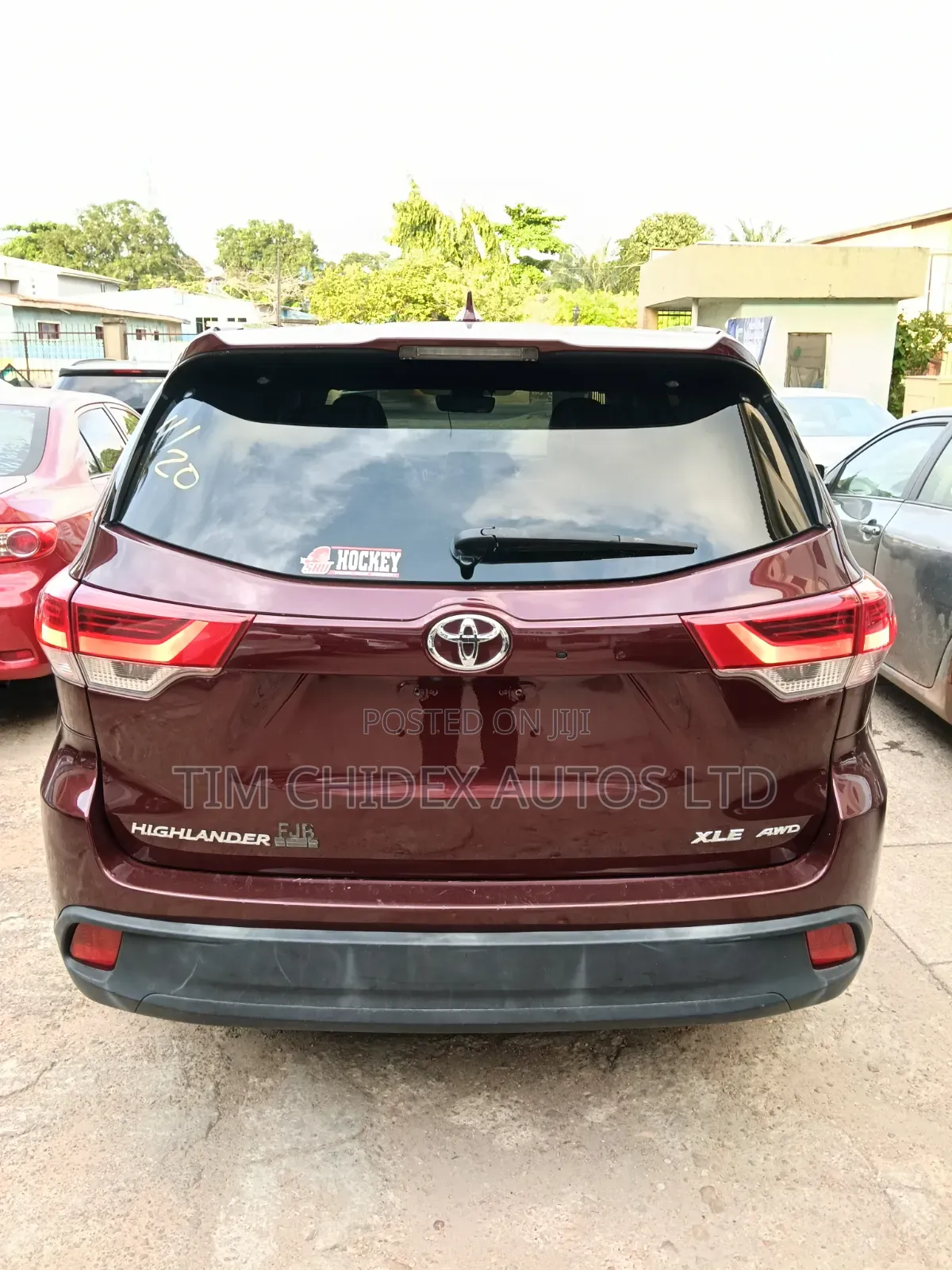 Toyota Highlander XLE 2019 Burgundy