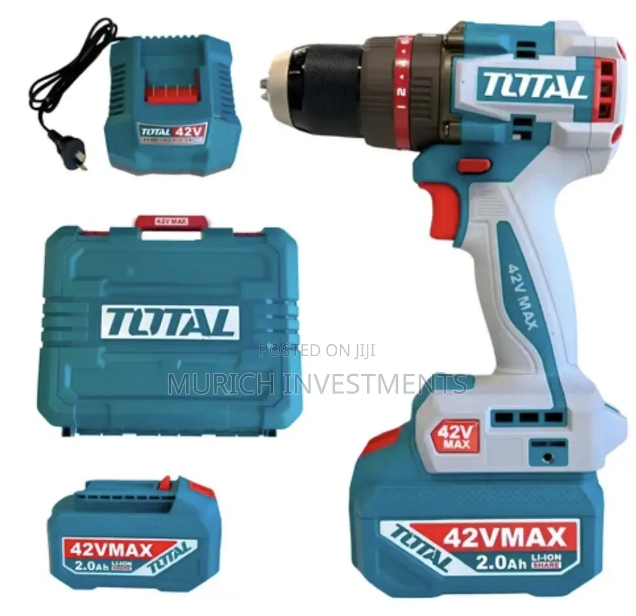 Total Cordless Impact Drill 42v 69nm Brushless Motor