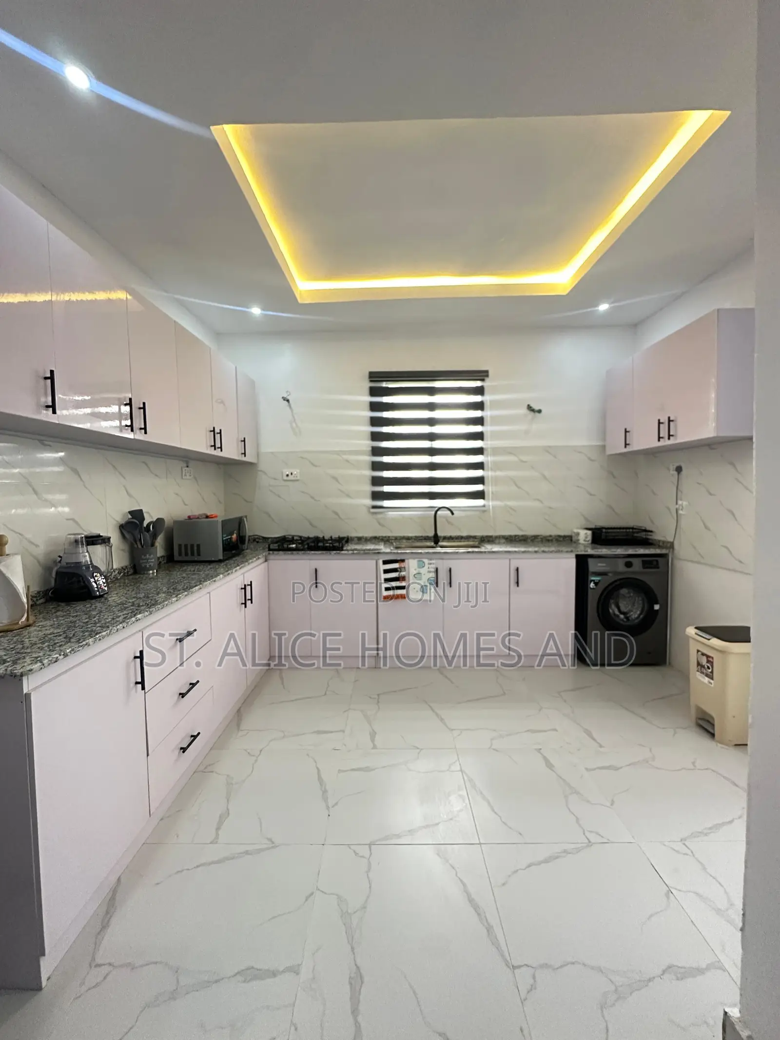 M T 2 Bedroom Orange Apartment With Washing Machine In Ajah Lekki
