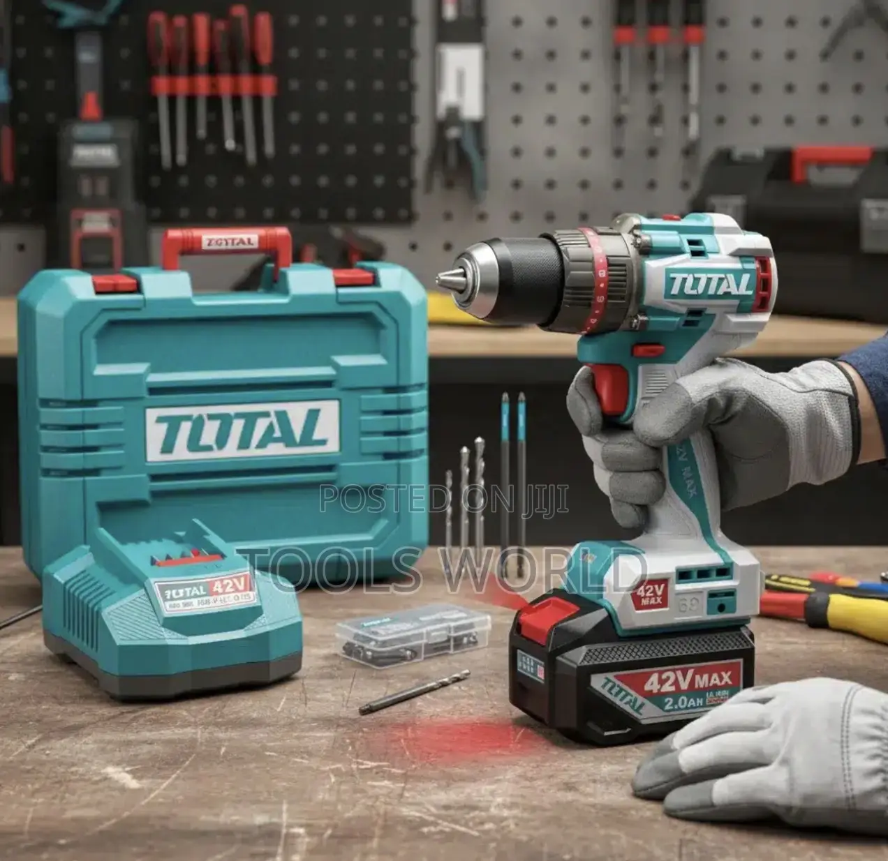 Total Compact Brushless Cordless Impact Drill 42v 69nm