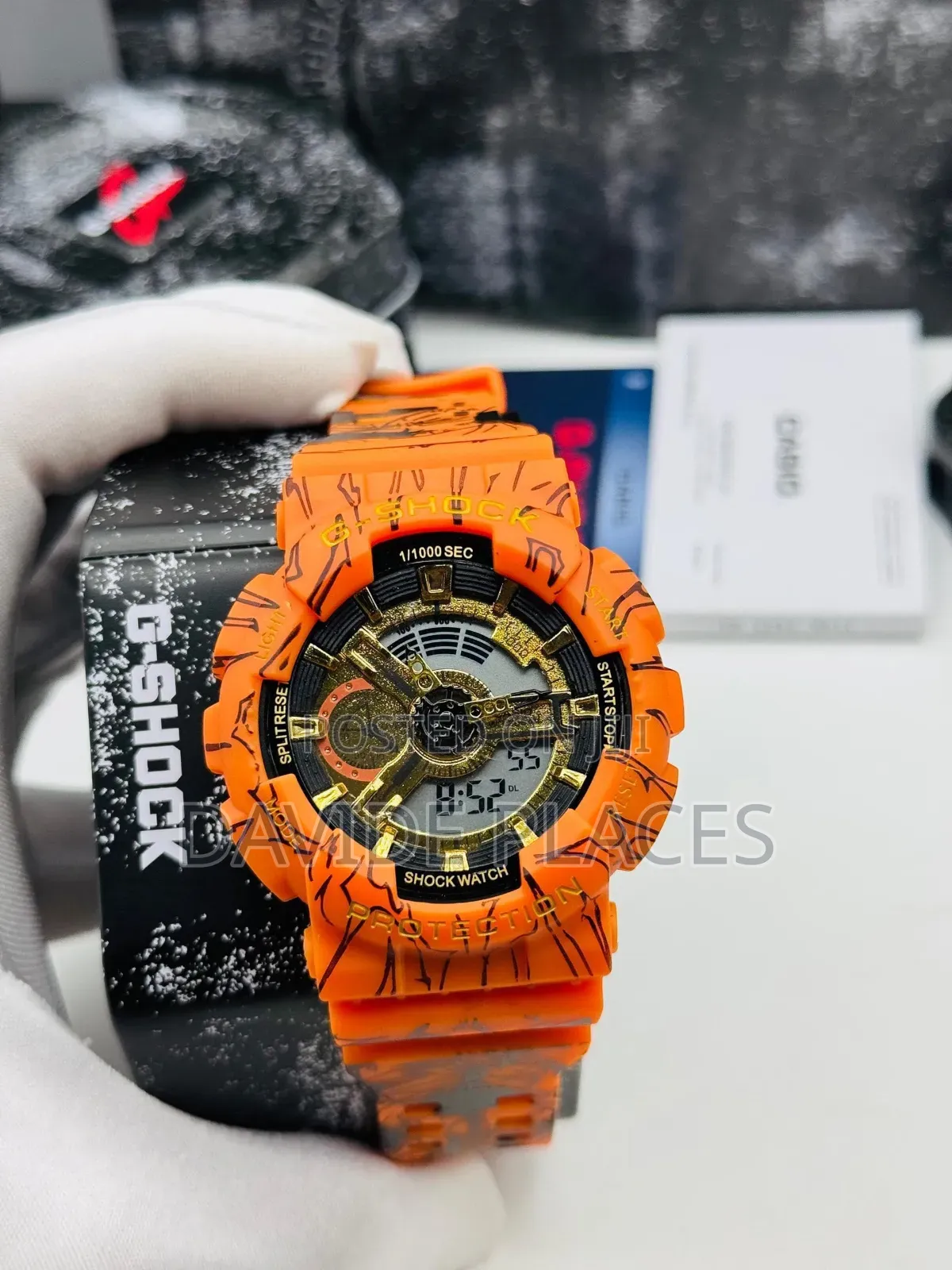 Casio G-Shock Ga-110 Water-Resistant Unisex Rubber Wristwatch