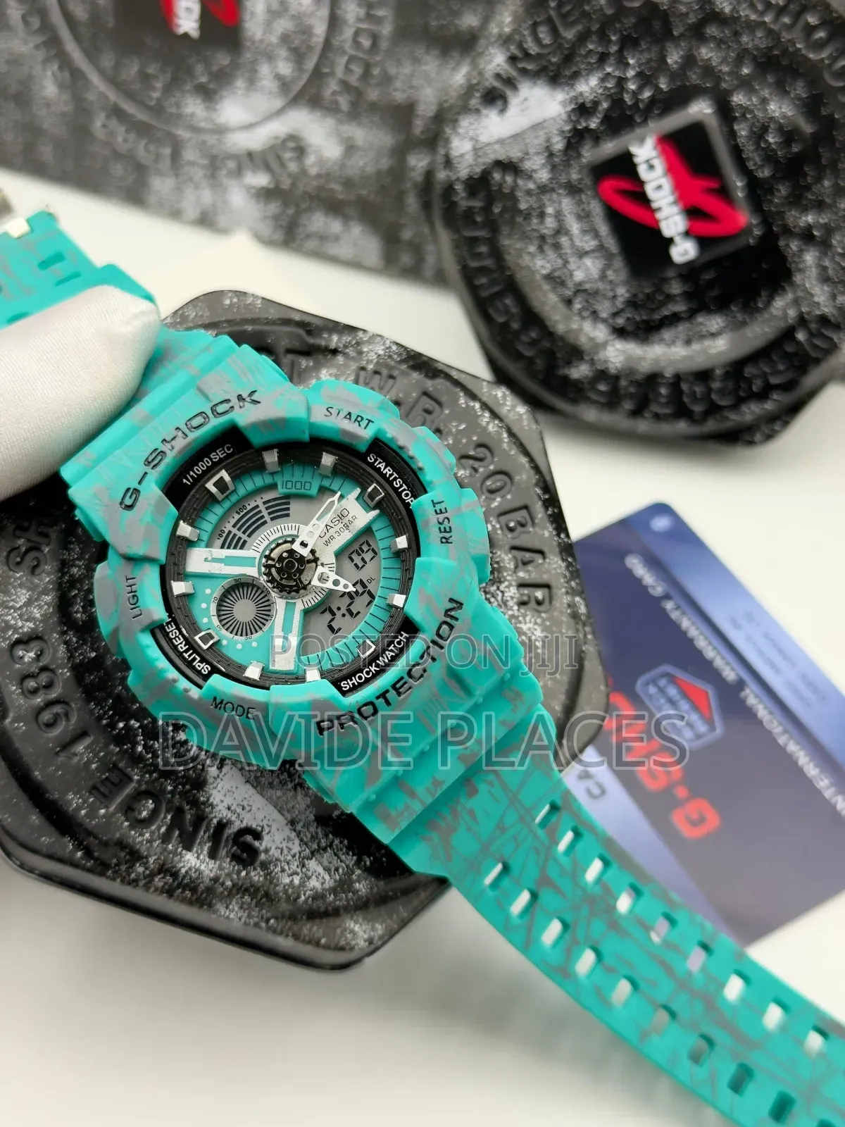 Casio G-Shock Ga-110 Water-Resistant Unisex Rubber Wristwatch
